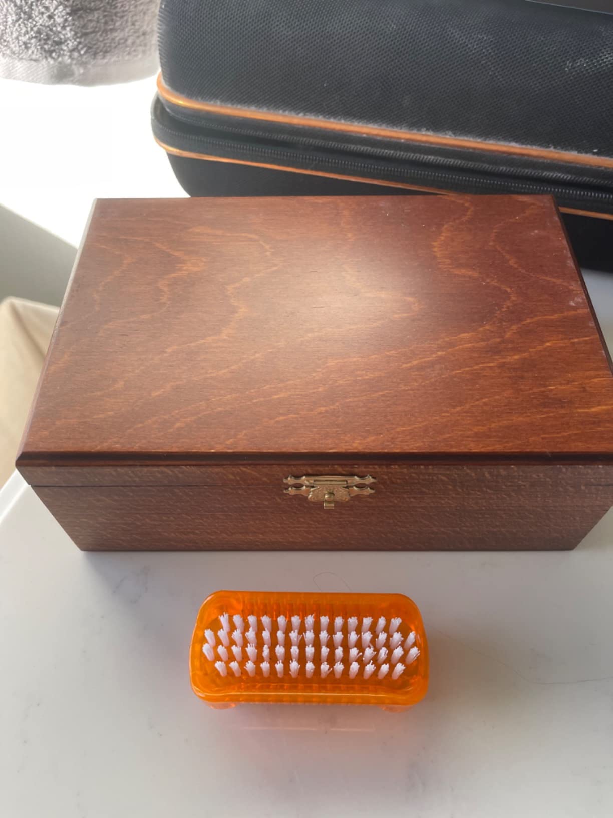 Staunton No. 6 Tournament Chess Pieces in Wooden Box, 3.9-Inch King customer photo 2