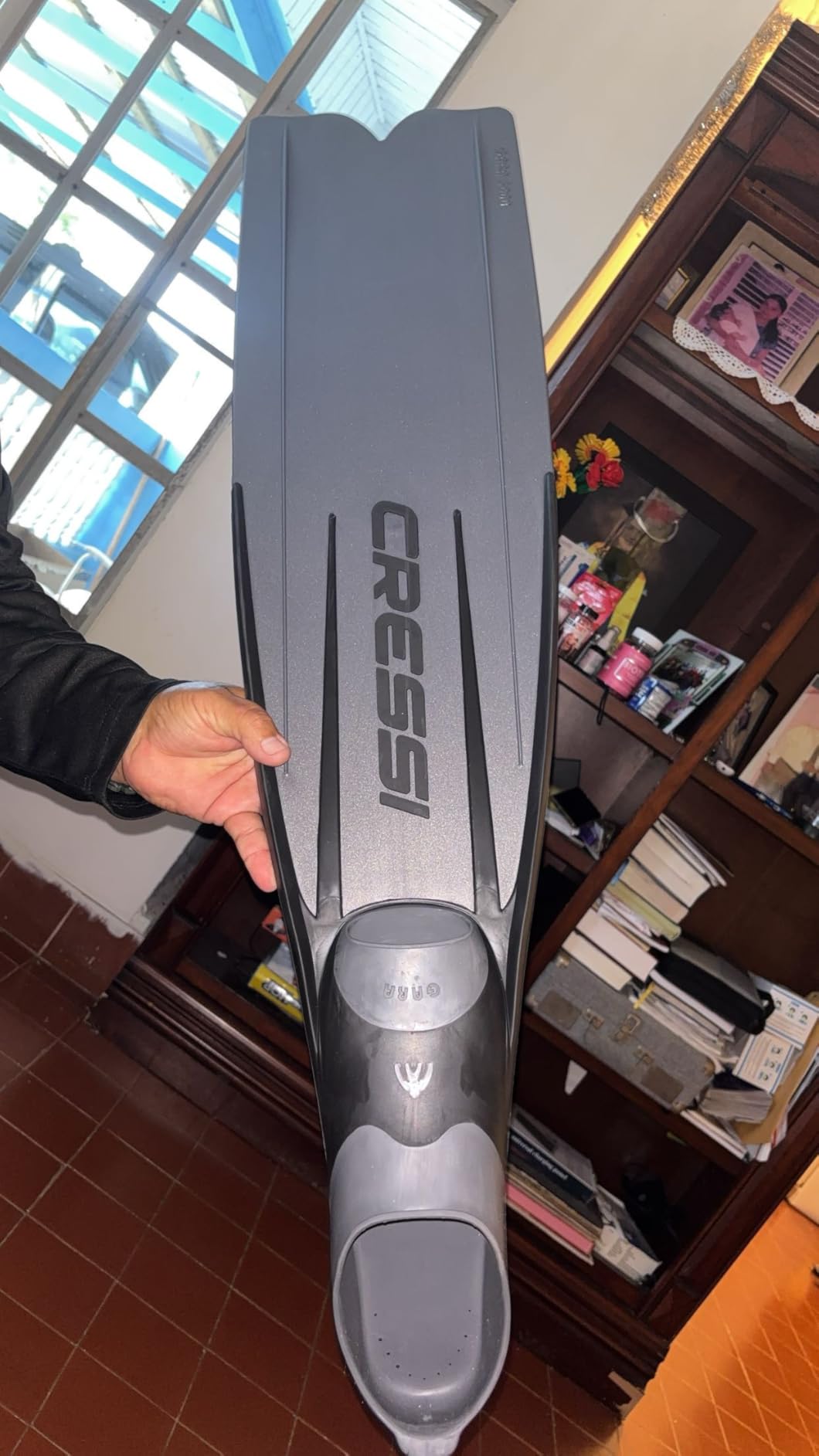 Cressi Long Free Diving Soft and Powerful Fins - Gara 3000: made in Italy customer photo 1