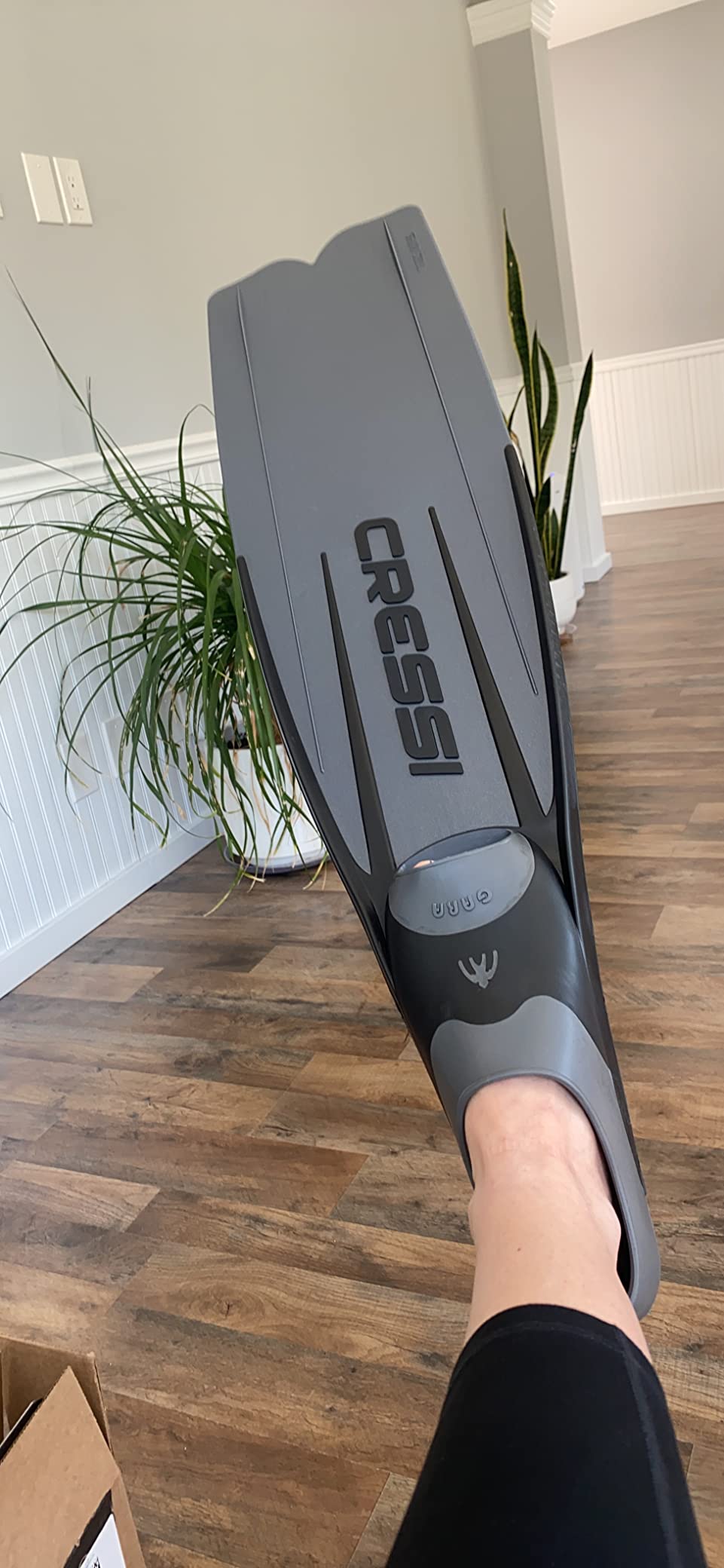 Cressi Long Free Diving Soft and Powerful Fins - Gara 3000: made in Italy customer photo 2