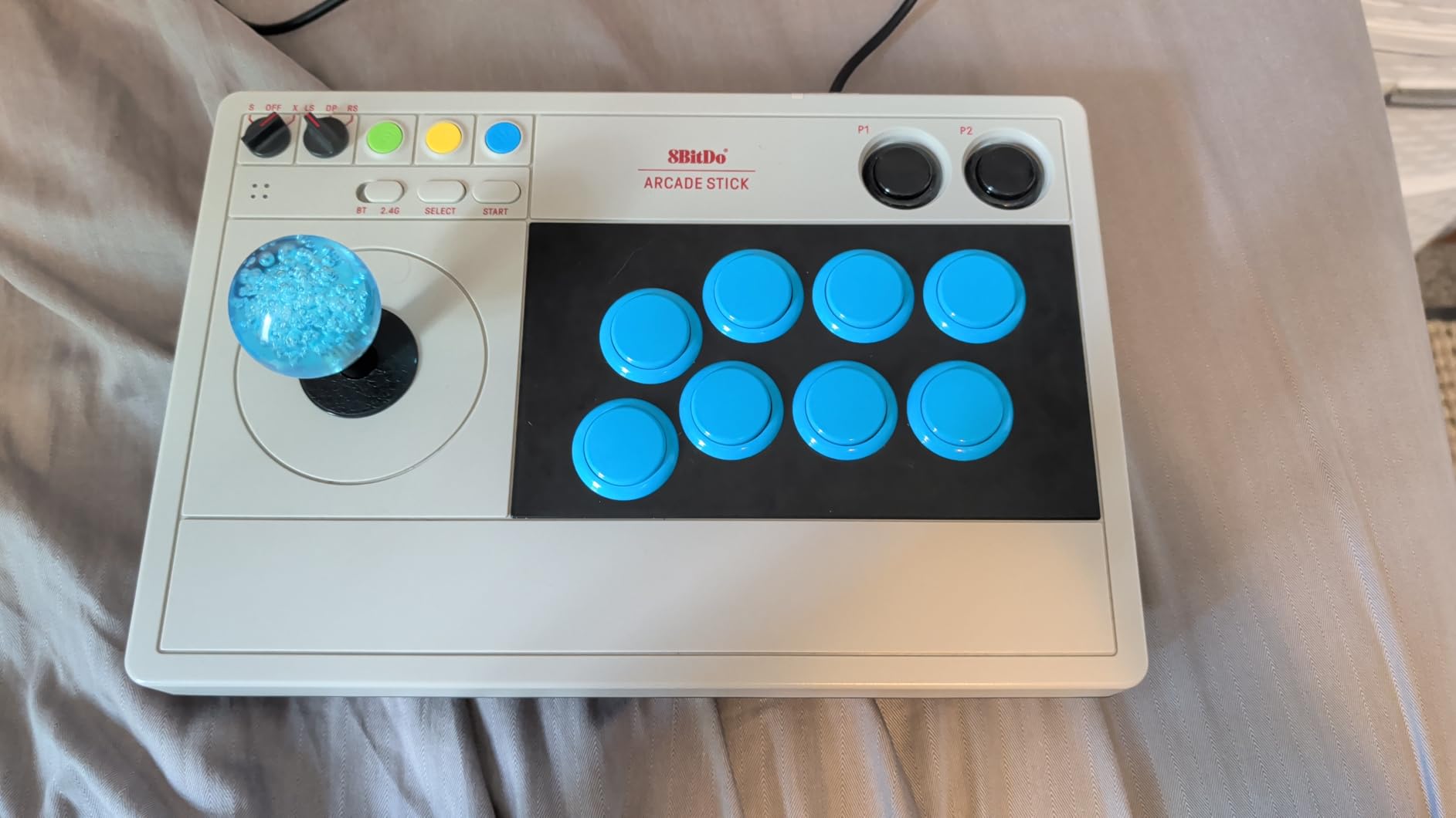 8 pcs OBSF-30 Original Sanwa Push Button 30mm - for Arcade Jamma Video Game & Arcade Joystick Games Console (White) customer photo 1