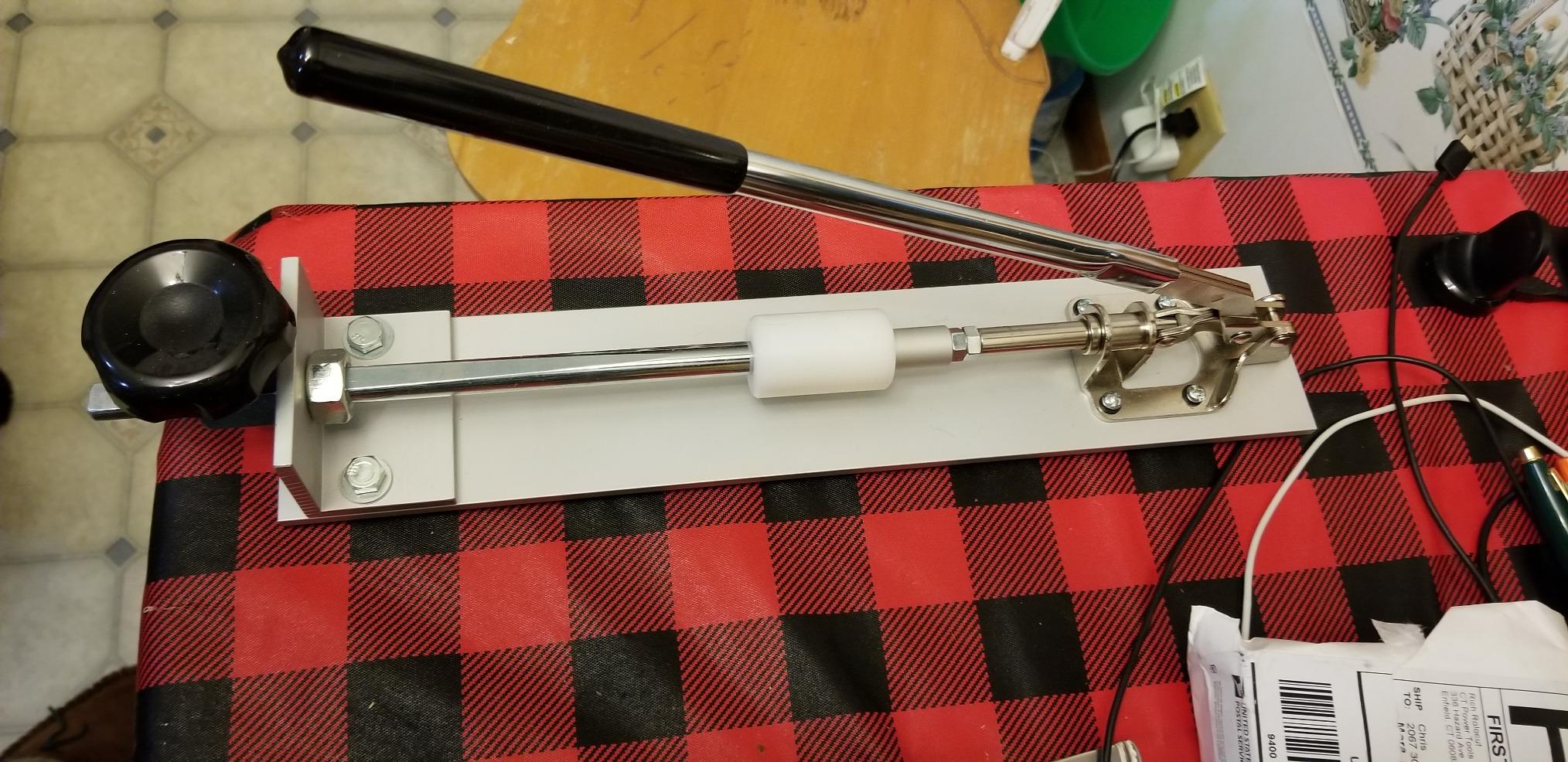 Savannah Pen Press with Anodized Aluminum Base and Adjustable Assembly Rod with UHMW Pressure Stop for Assembling Pen Parts | Exerts up to 30 Pounds of Pressure customer photo 1