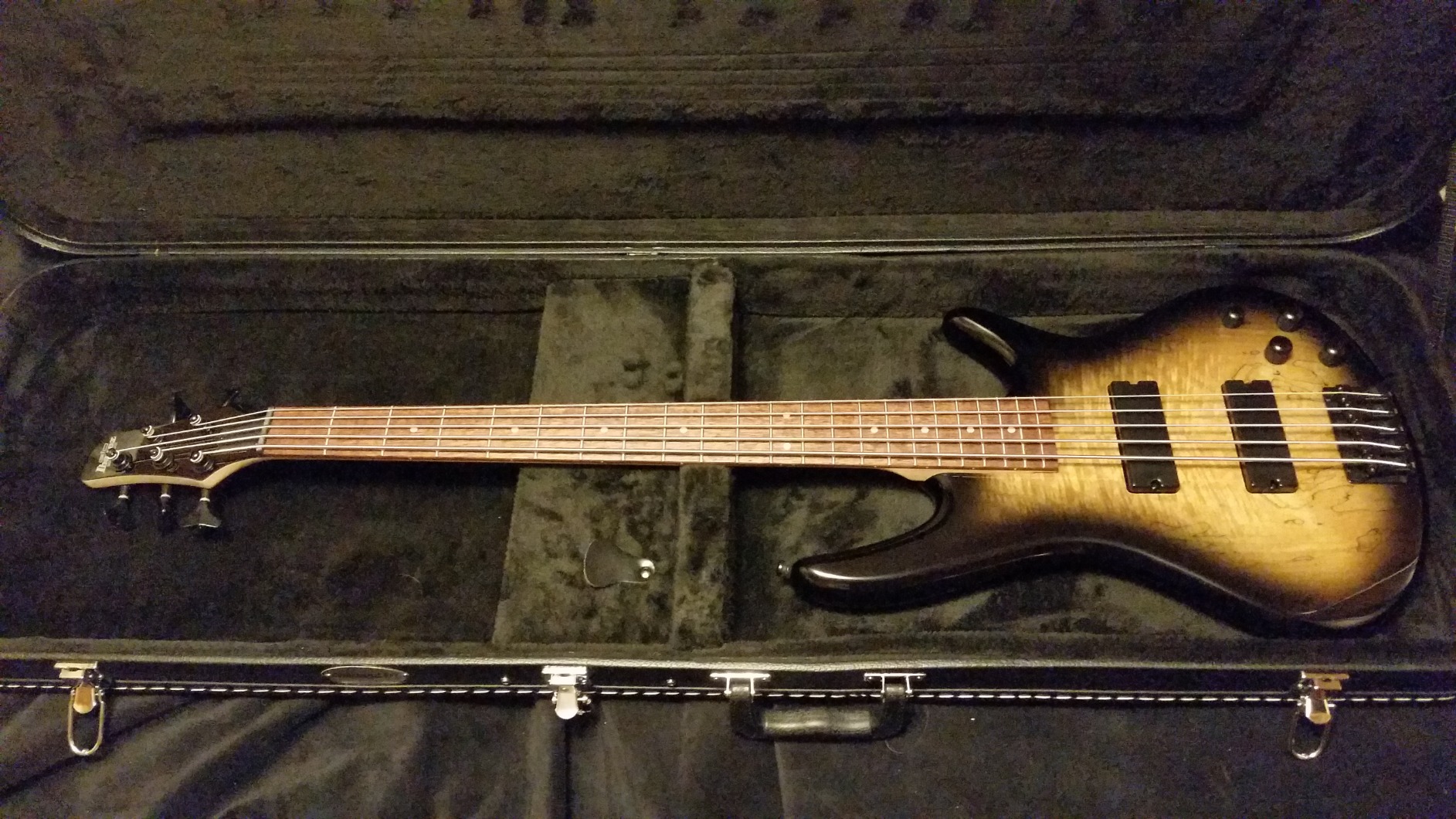 Ibanez Gio SR 5 String Electric Bass - Roadster Orange Metallic customer photo 2