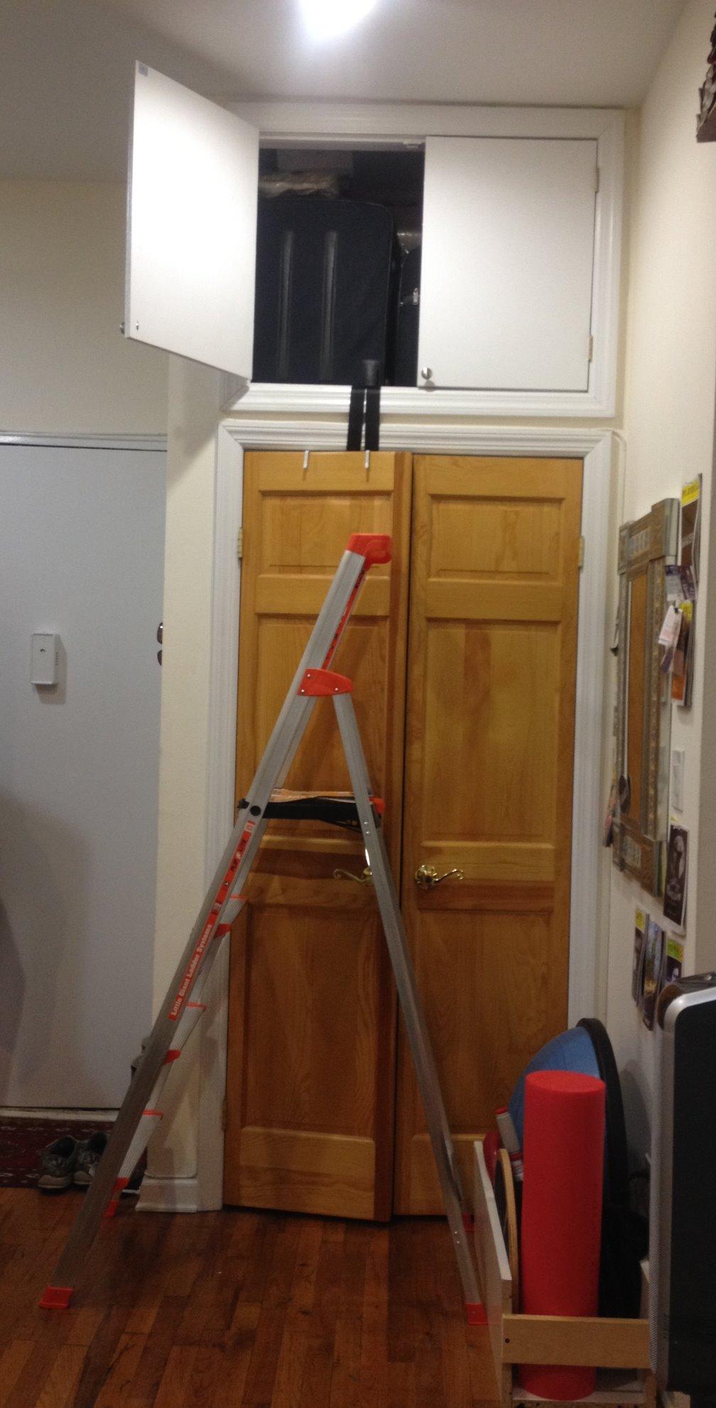 Little Giant Ladders Flip-N-Lite 6 ft Lightweight Step Ladder with Standing Platform, Aluminum, 300 lb Load Capacity, Type 1A Extra Heavy Duty, 10.25 ft Reach Height (15270-001) customer photo 1