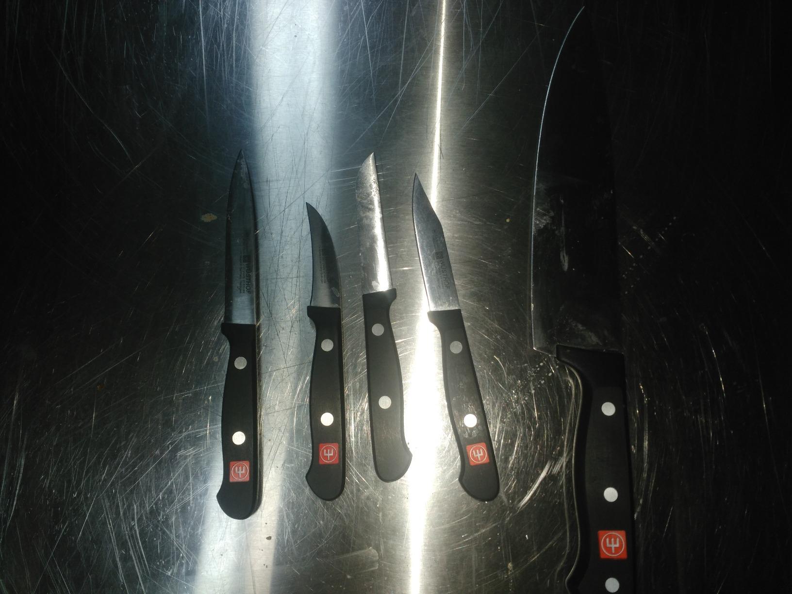 WÜSTHOF Gourmet 2-Piece Chef's Knife Set, Black customer photo 1