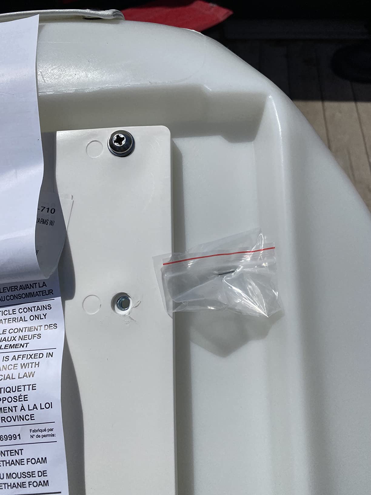 Wise 8WD015-6-710 Standard Pilot Chair with Adjustable Height Pedestal and Seat Slide, White customer photo 2