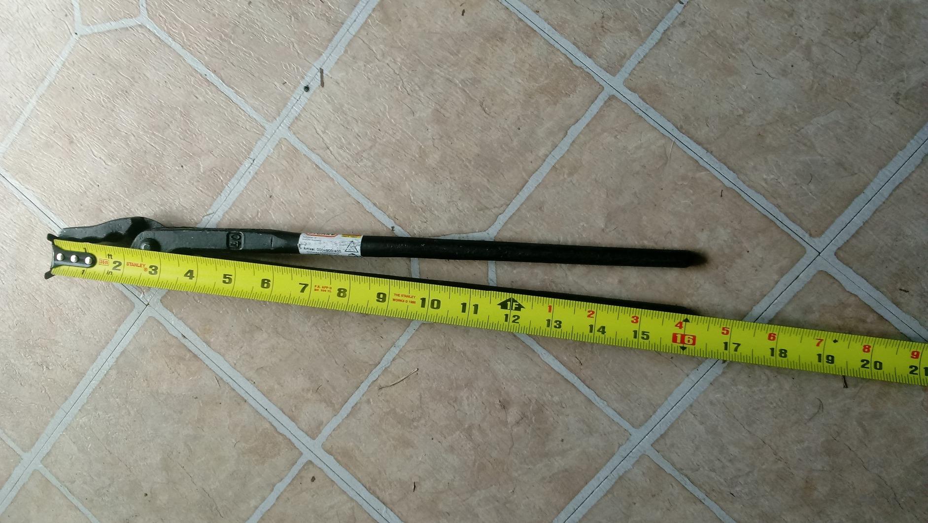 Picard Blacksmith Tongs, Wolf's Jaw, 20