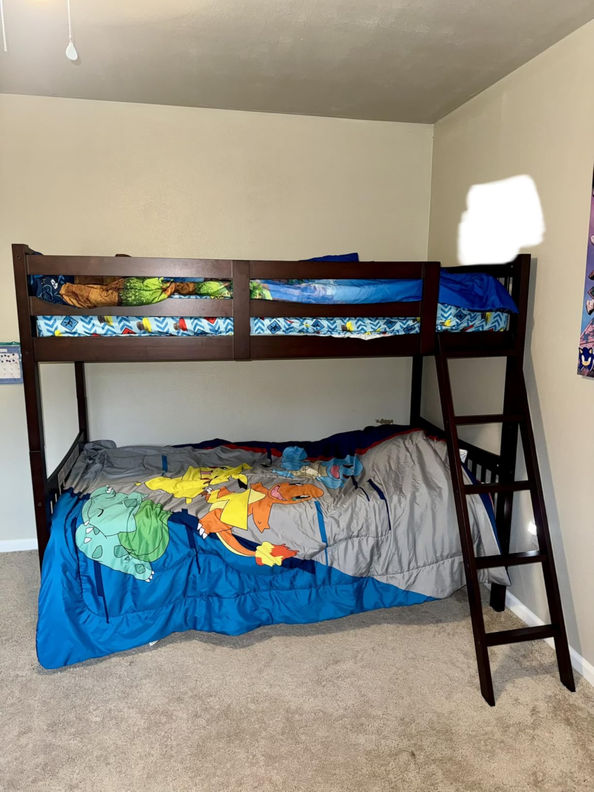 Storkcraft Caribou Bunk Bed Twin Over Twin Bunk Bed (White) - GREENGUARD Gold Certified, Twin Bunk Beds for Kids, Converts to 2 Individual Twin Beds, Bunk Beds for Kids customer photo 2