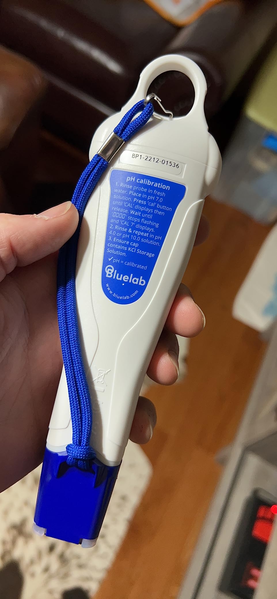 Bluelab pH Pen - +/- 0.1 pH Accurate, Durable Double Junction Probe, Waterproof & Floats, Auto Temperature Compensation, Easy Calibration - Made in NZ customer photo 2
