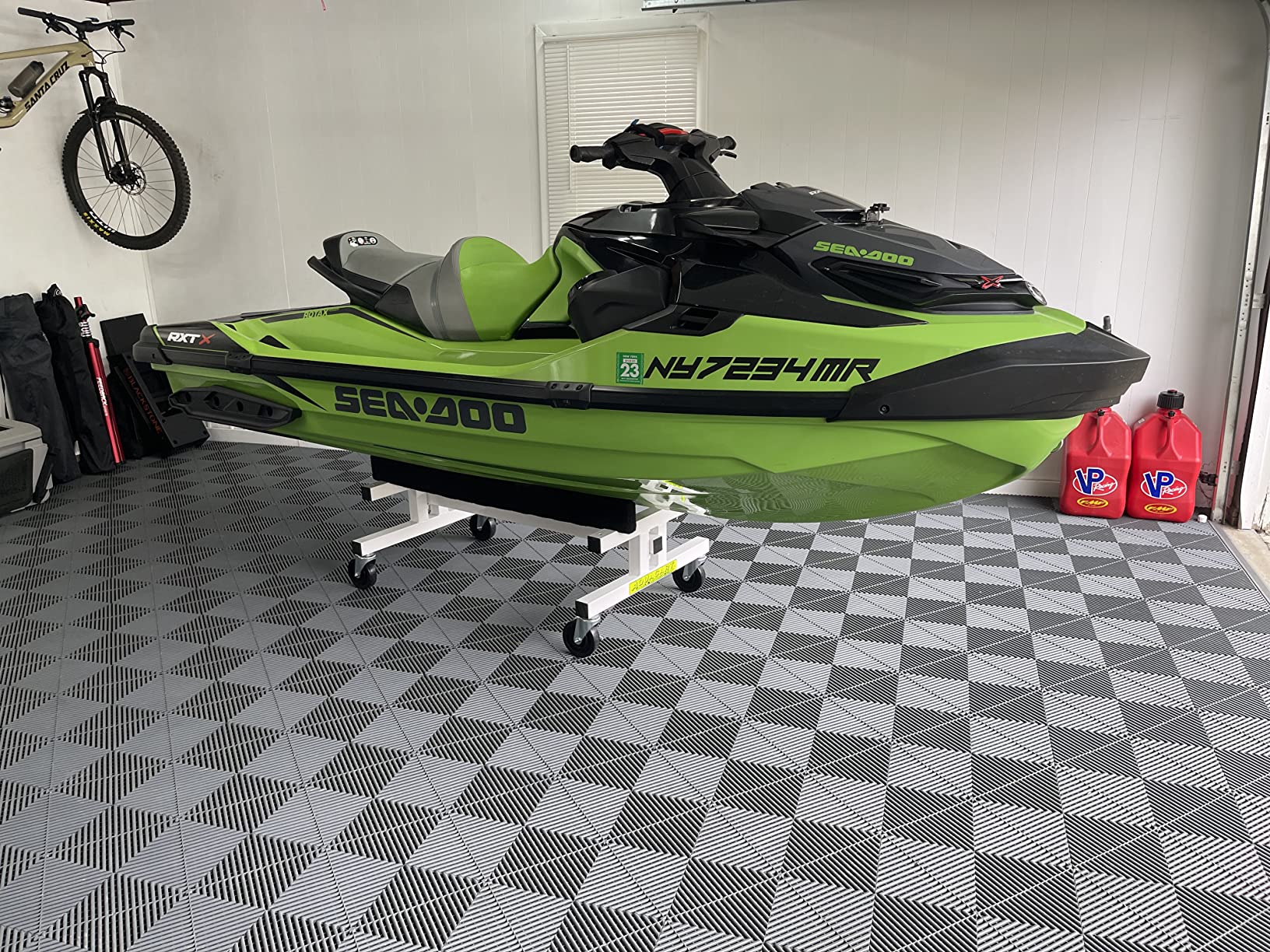 AquaCart AQ-19b- Heavy Duty- 30 Years of Innovation- Made in USA- PWC Jet Ski watercraft Dolly Stand Shop Garage storage customer photo 1