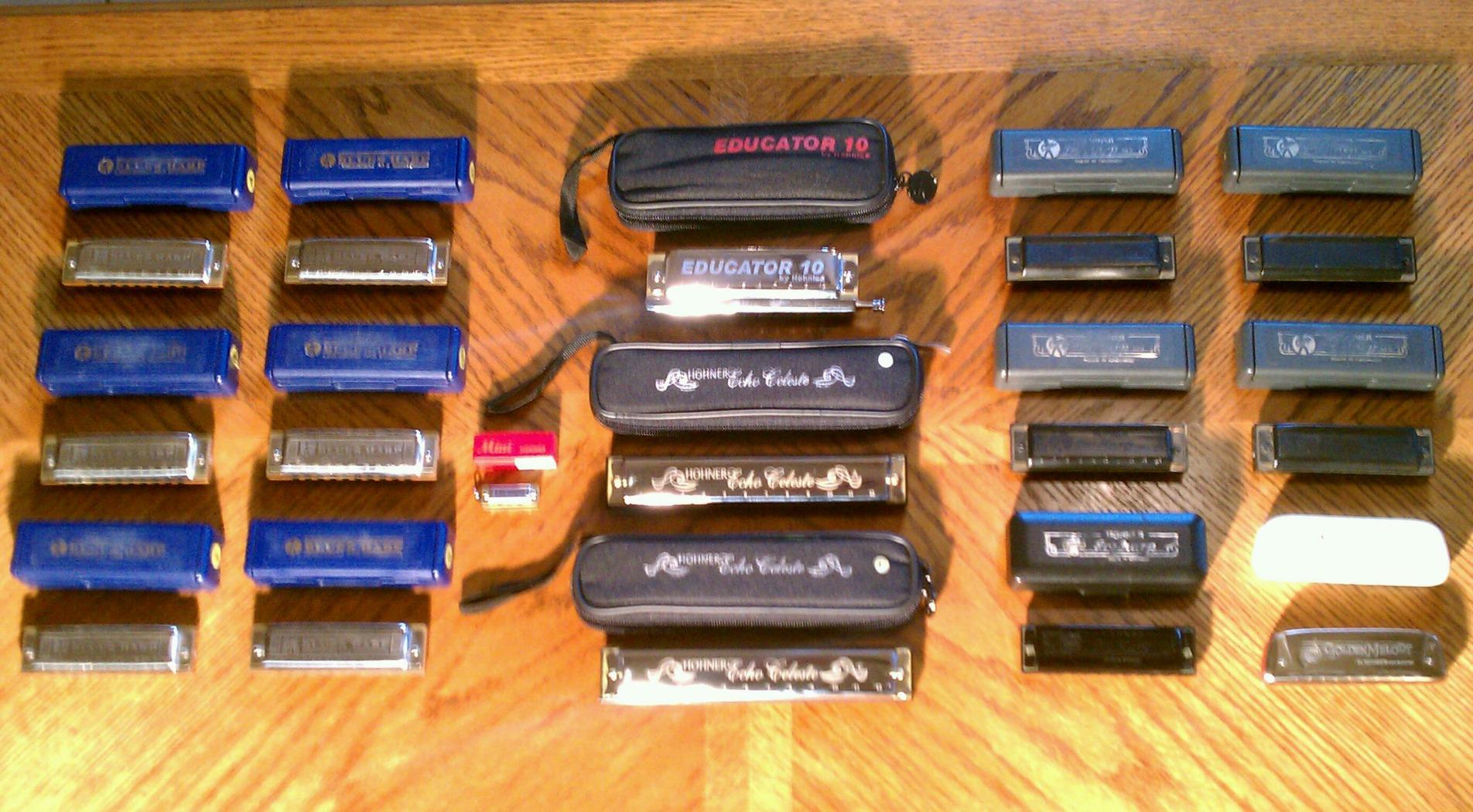 Hohner 532BX-C Blues Harp Tuned to Key of C Diatonic 4-Inch Harmonica with 20 Reeds, Double Lacquered Doussie Comb, and Modular Construction customer photo 1