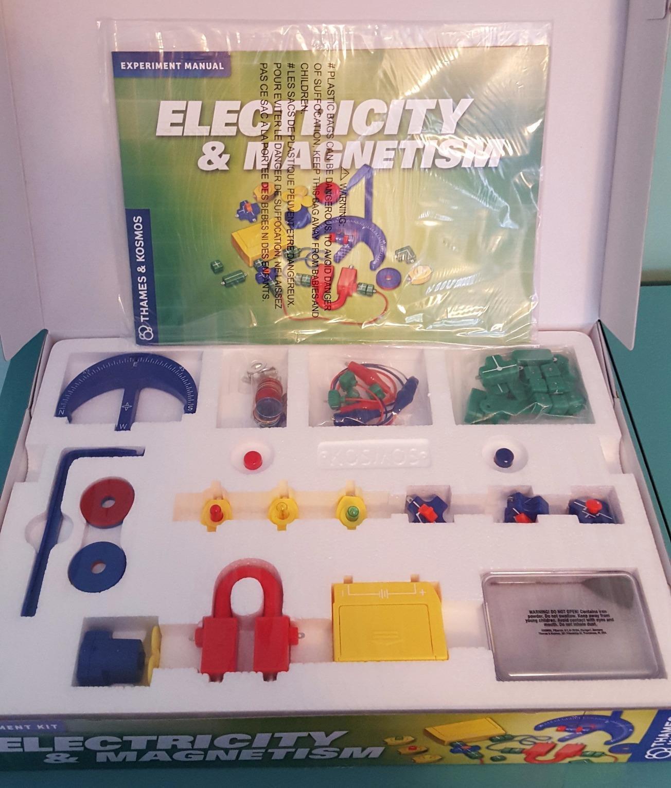 Thames & Kosmos Electricity & Magnetism Science Kit | 62 Safe Experiments Investigating Magnetic Fields & Forces for Ages 8+ | Assemble Electric Circuits with Easy Snap-Together Blocks customer photo 1