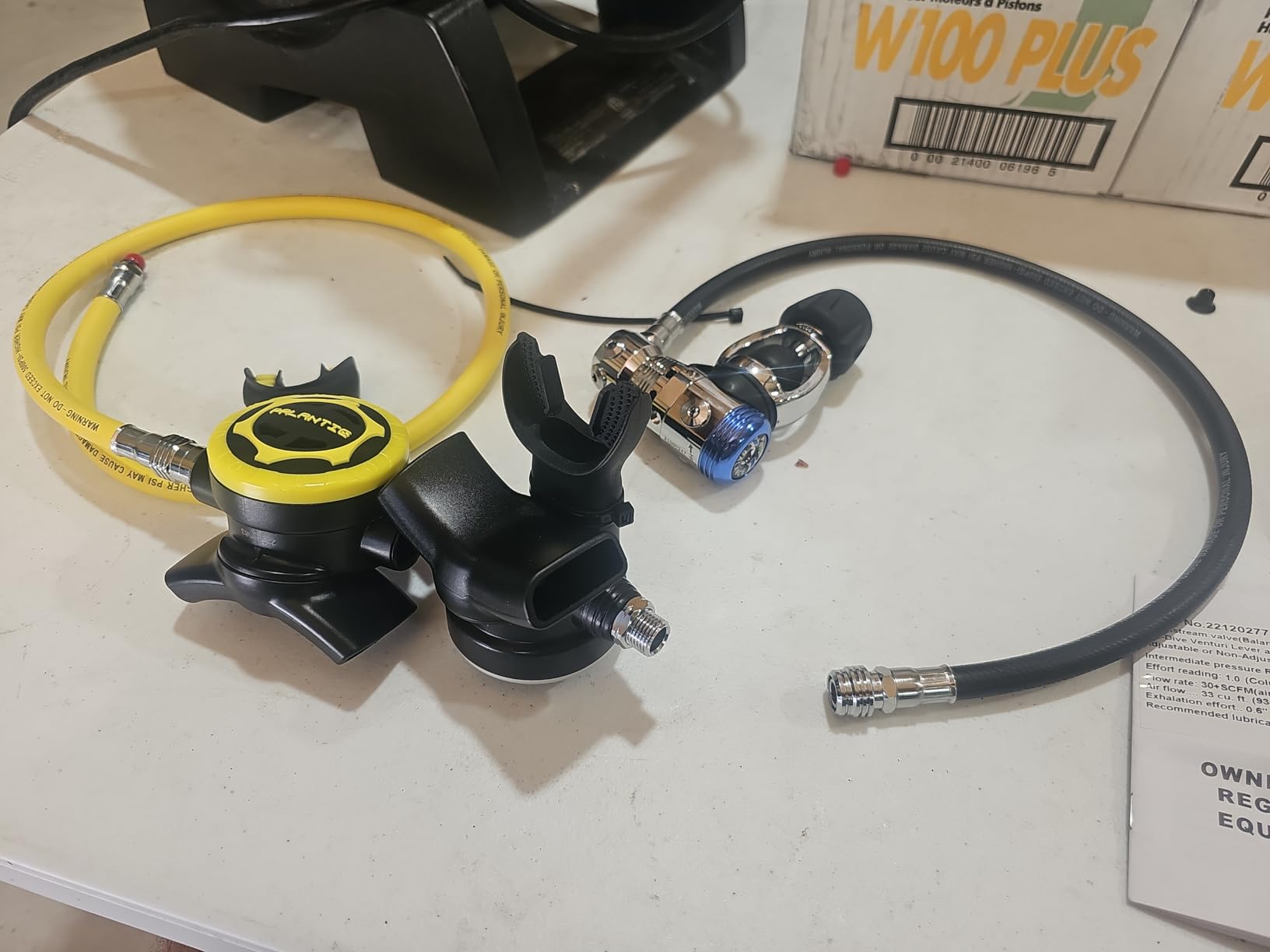 Scuba Choice Palantic AS103 Yoke Regulator, Adjustable Second Stage, 27in Hose, Nitrox Compatible customer photo 1