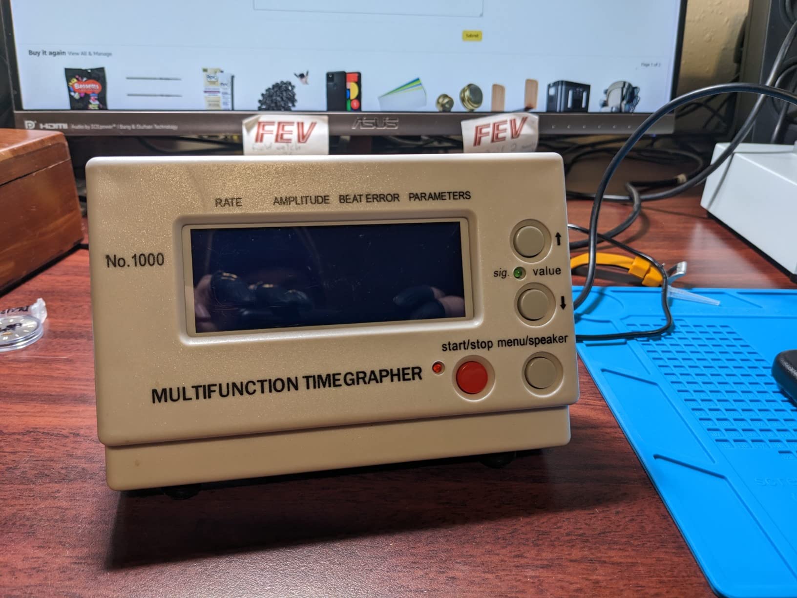 Watch Tester Timing Multifunction Timegrapher NO.1000 Watch tool customer photo 2