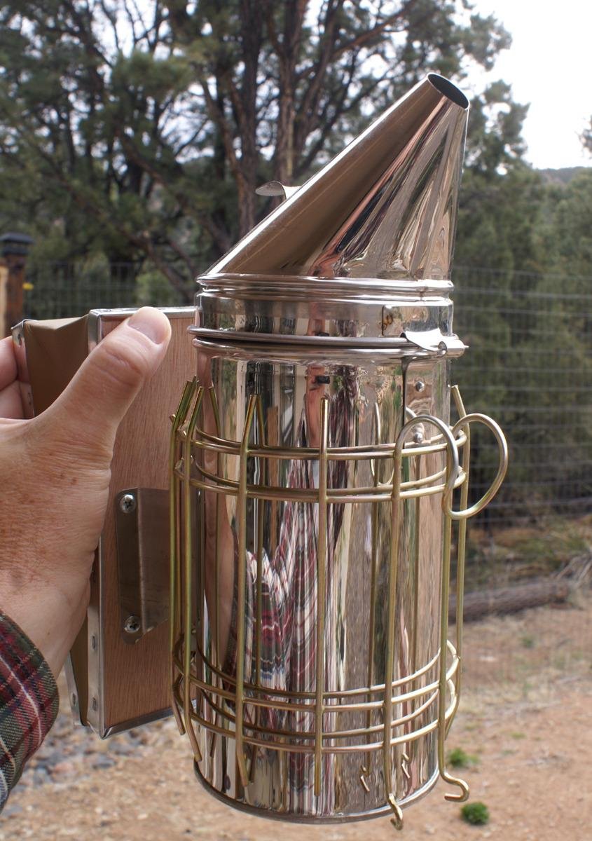 New Bee Hive Smoker Stainless Steel w/Heat Shield Beekeeping Equipment customer photo 1