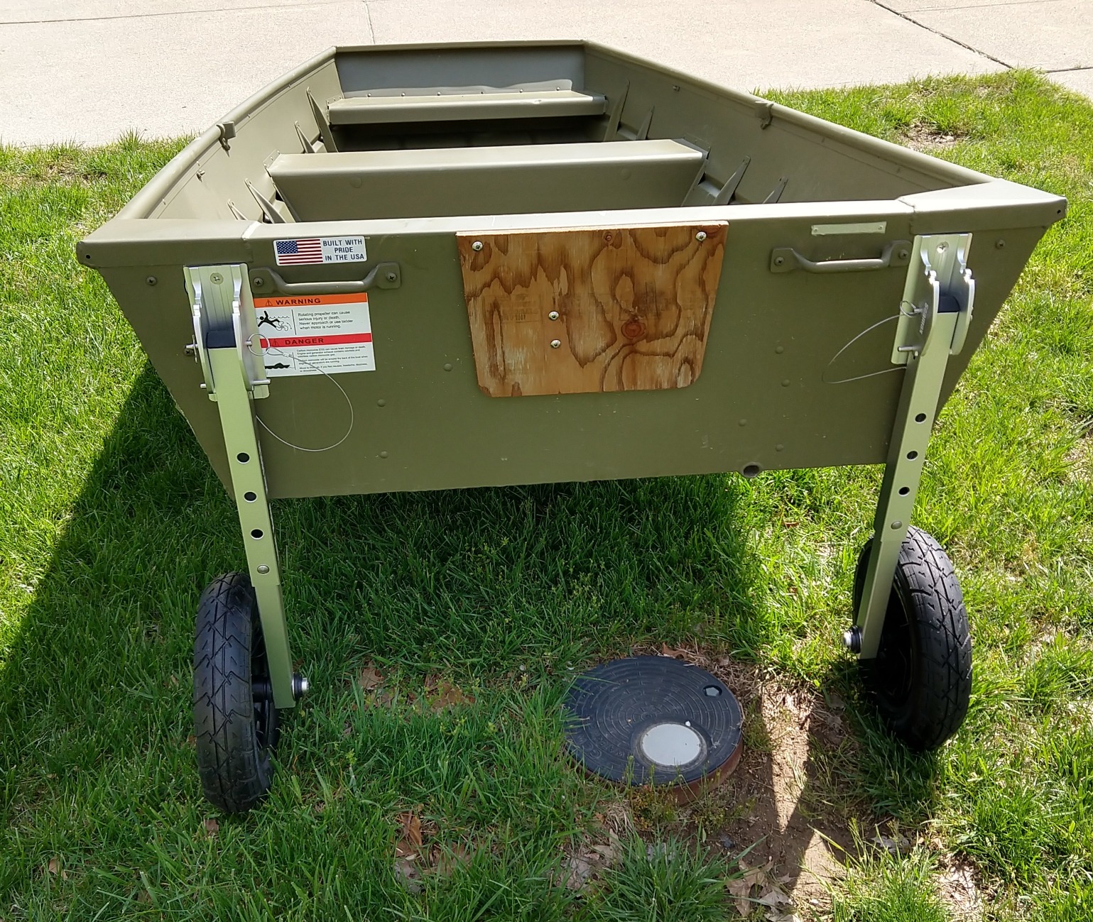 Seamax Deluxe 4 by 4 Boat Launching Dolly with 14