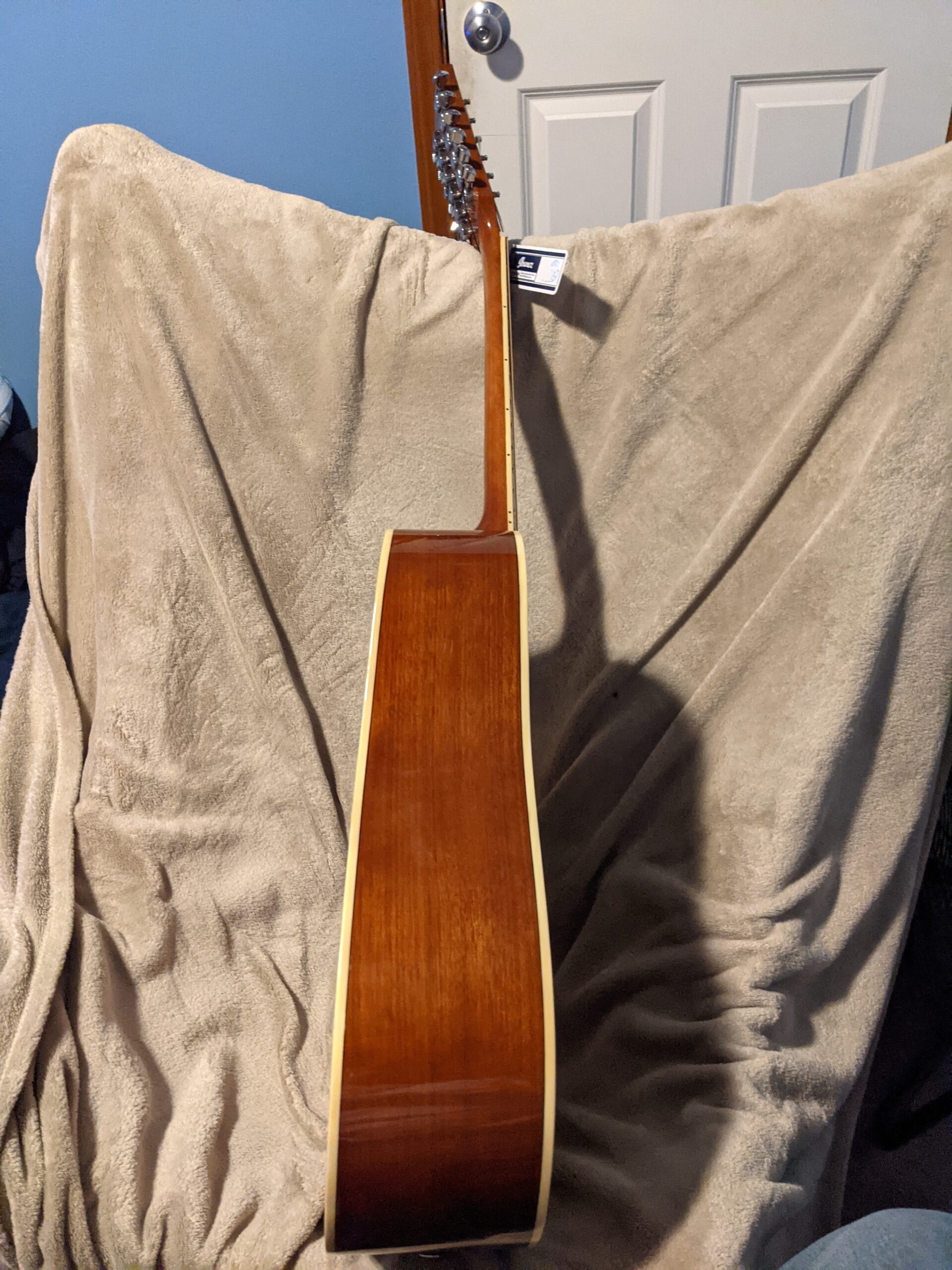 Ibanez PF1512 12-String Acoustic Guitar, Natural High Gloss customer photo 5