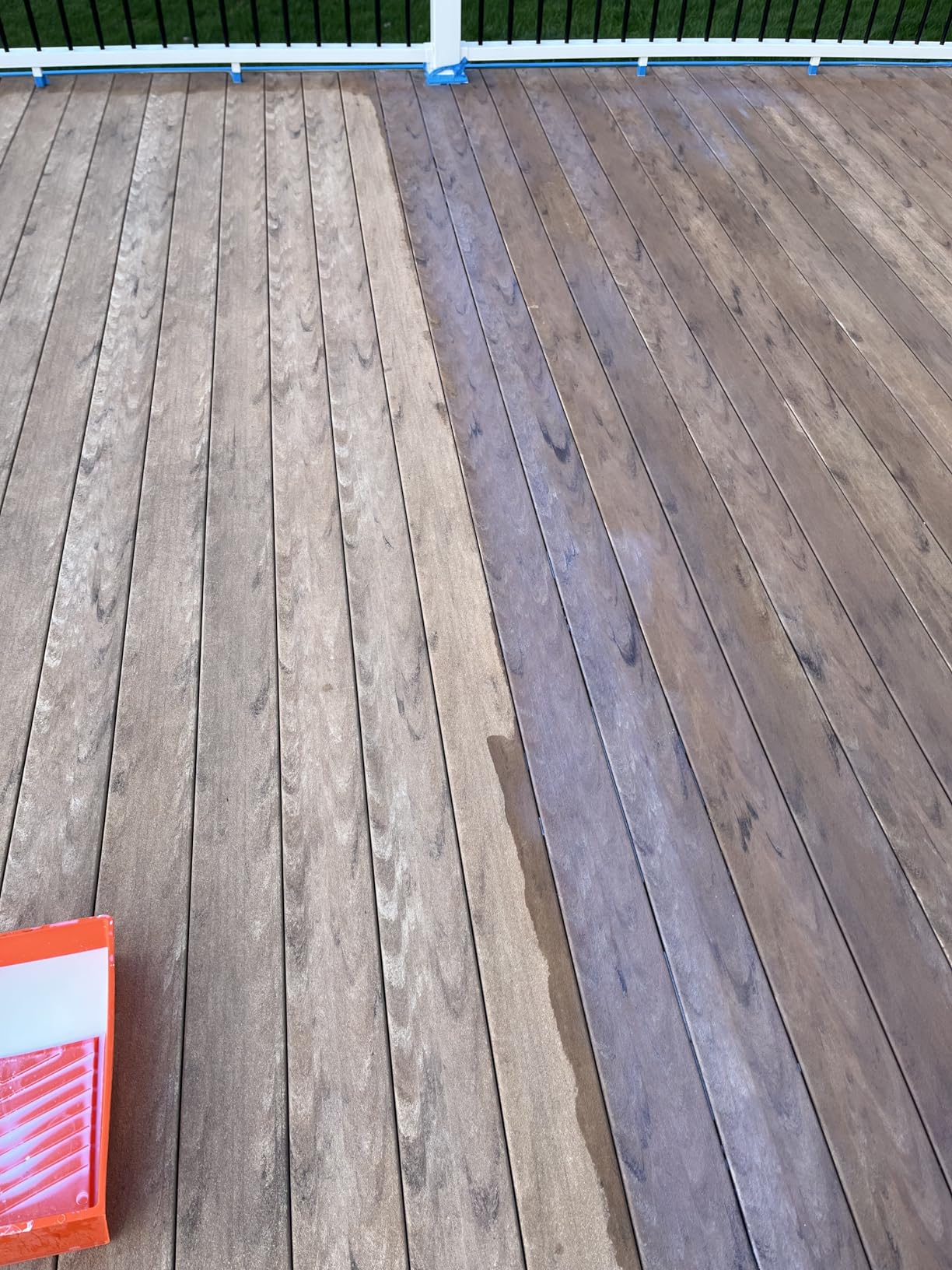 DEFY Extreme Composite Deck Sealer - Crystal Clear Waterproof Sealant for Wood & Composite Surfaces with Zinc Nano-Technology, Protects Against Water & UV Damage - 1 Gallon customer photo 2