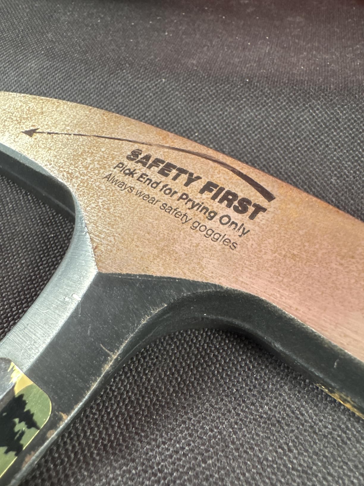 Estwing Special Edition Rock Pick - 22 oz USA Made Geology Hammer with Pointed Tip & Genuine Leather Grip - E30SE customer photo 2