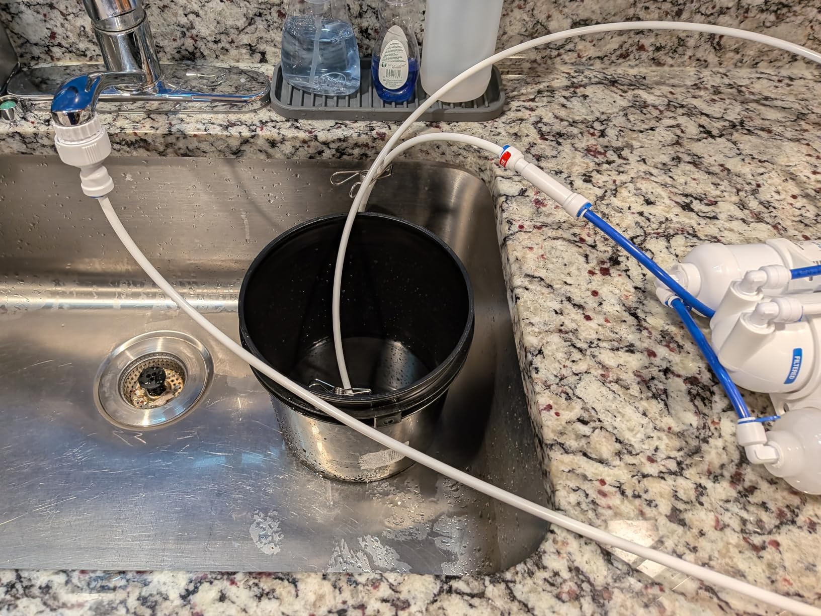 Aquatic Life RO Buddie 3-Stage Aquarium Water Filter System, Reverse Osmosis RO Filtration Unit for Fish Tank, Fountains, and More, 50 GPD (Gallons Per Day) customer photo 1