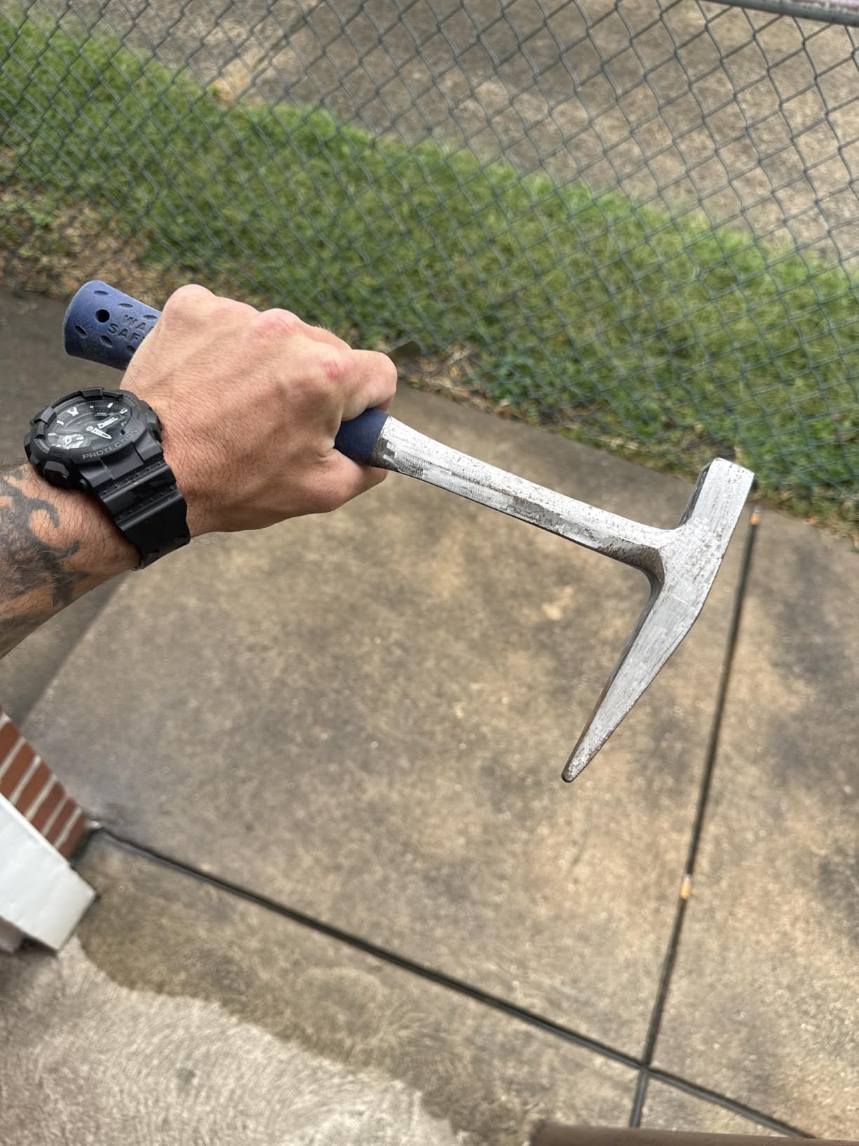 Estwing Rock Pick - 13 oz USA Made Geology Hammer with Smooth Face & Shock Reduction Grip - E3-13P customer photo 1