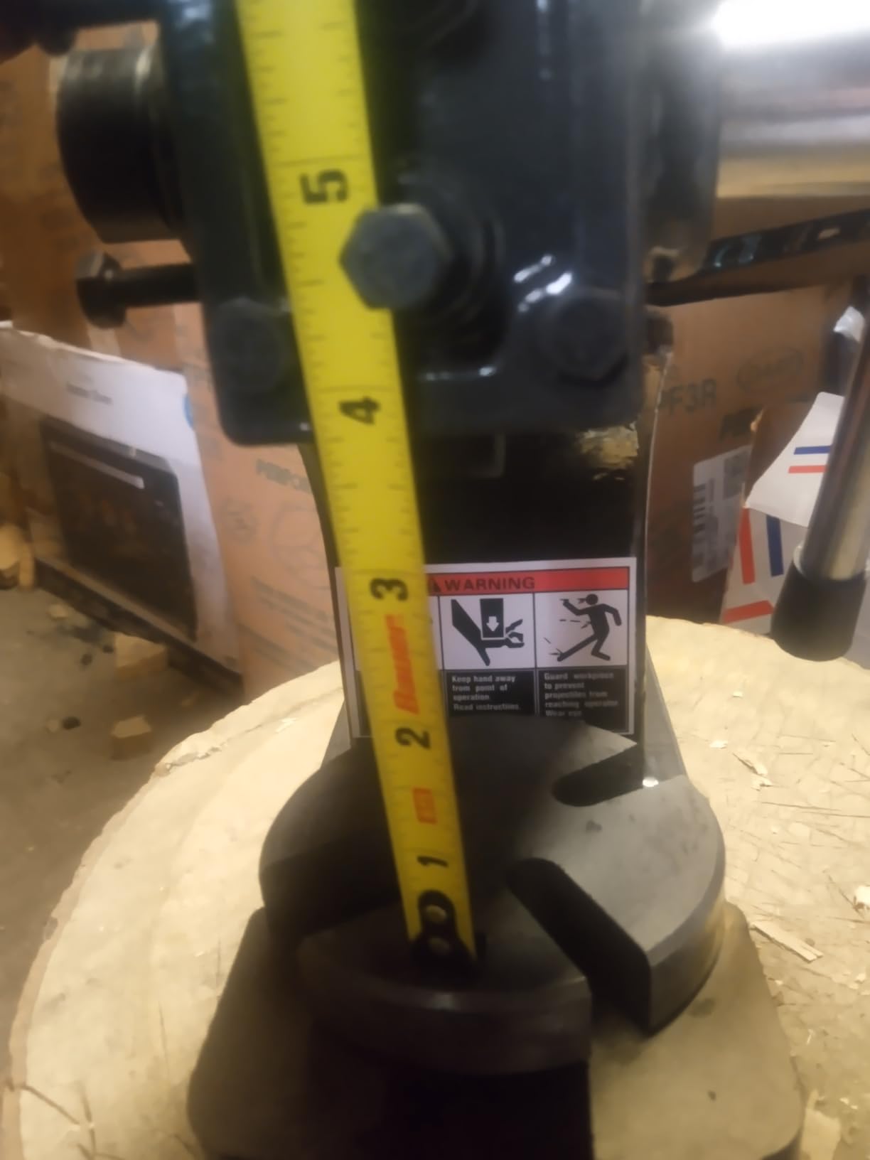 HHIP 8600-0031 Heavy Duty Arbor Press, 0.5 Ton Capacity, 4.33