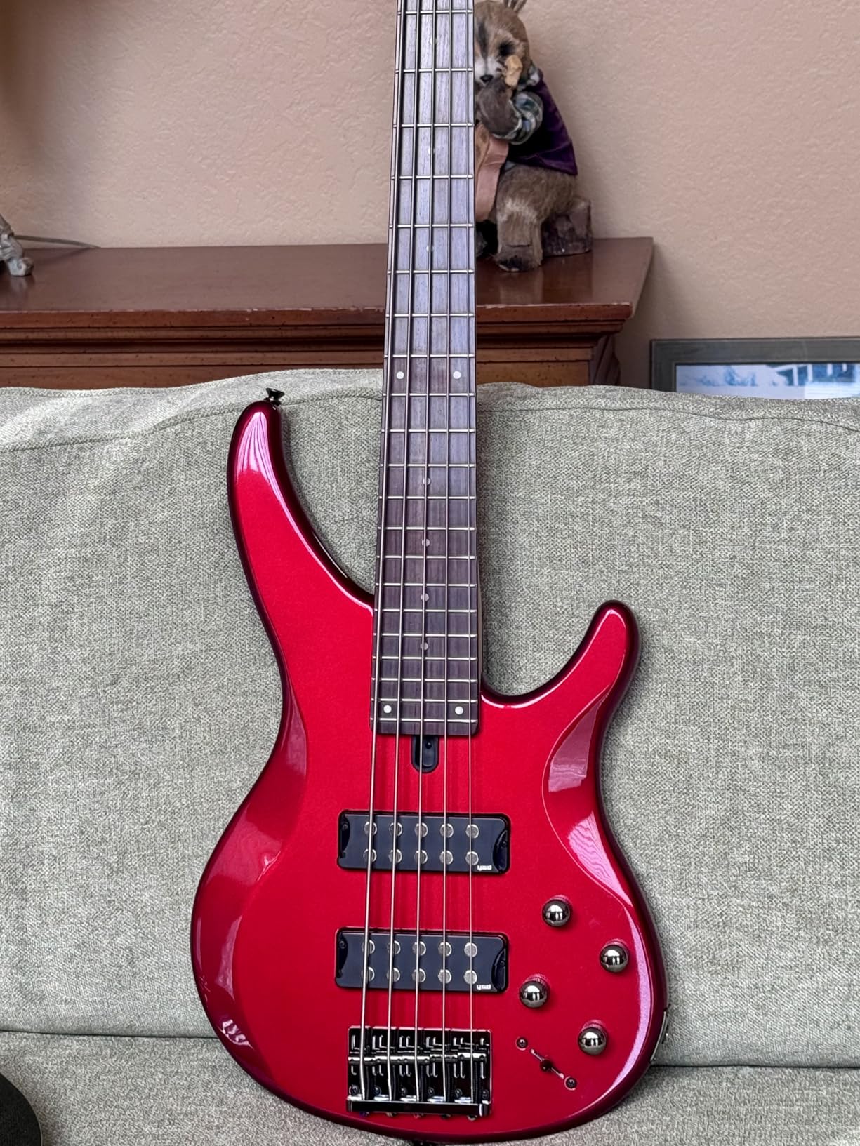 Yamaha TRBX305 WH 5-String Electric Bass Guitar customer photo 1