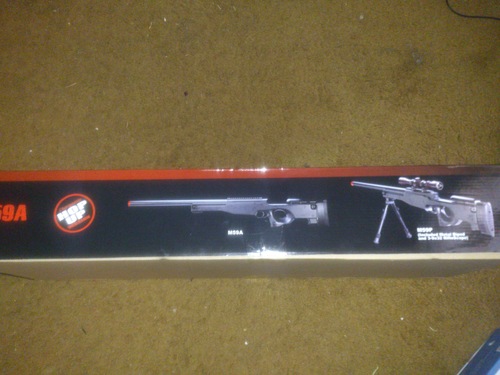 BBTac BT59 Airsoft Sniper Rifle Bolt Action Type 96 with 3-9x40 Rifle Scope & Aluminum Bipod customer photo 1