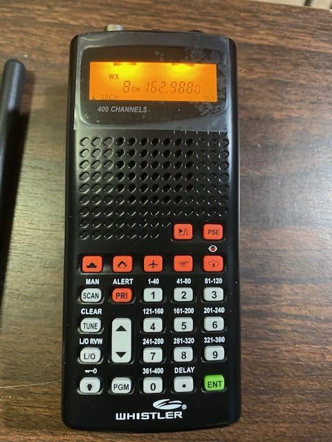 Whistler WS1010 Analog Handheld Scanner - 400 Channels, Skywarn, Same Weather Alerts, Spectrum Sweeper, PC Programmable, Service Banks for Police, Fire, Marine, Air & Ham customer photo 1