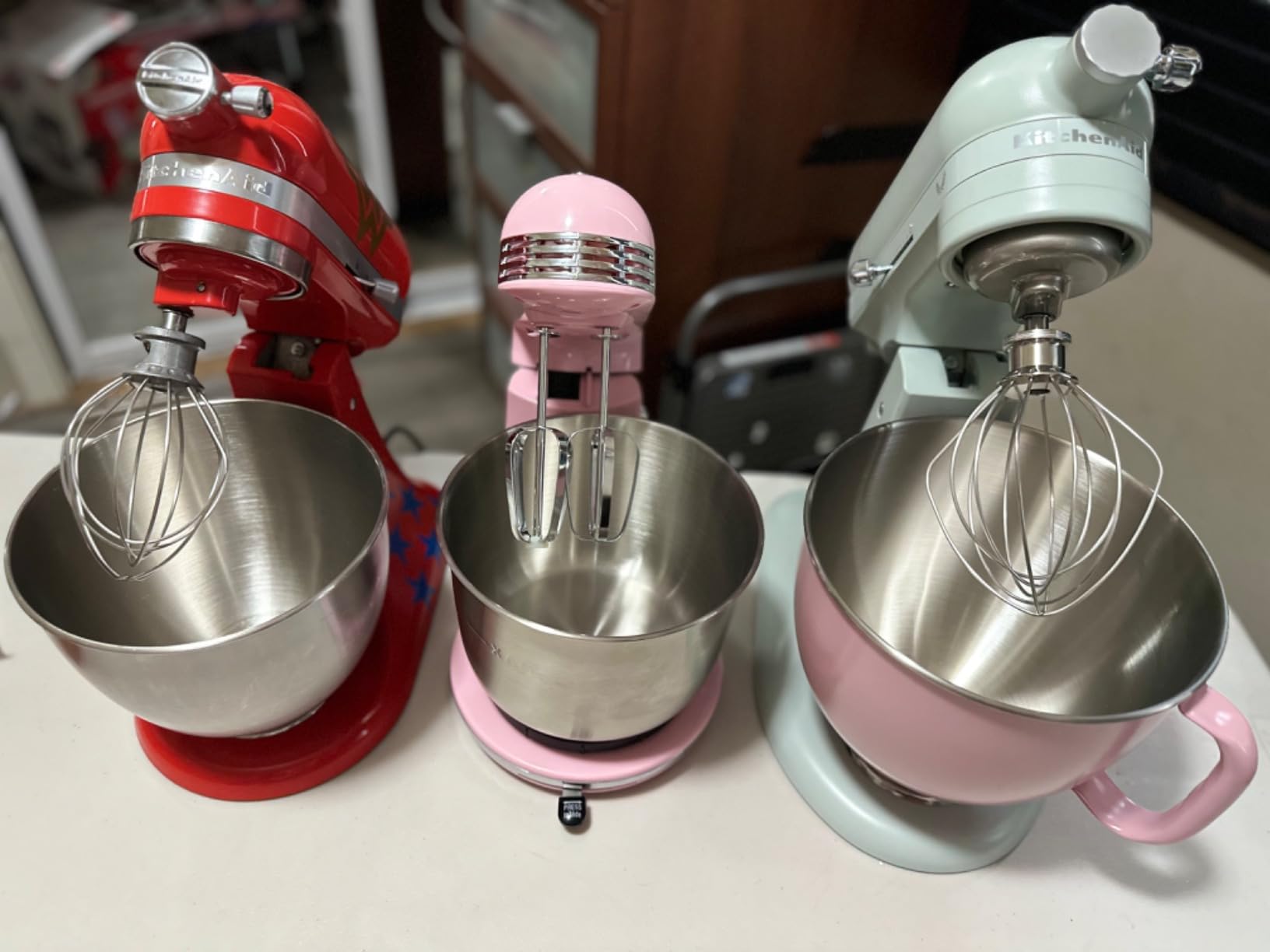 Dash Everyday Stand Mixer - Compact Tilt-Head Stand Mixer for Everyday Recipes - 6-Speed Power with Stainless Steel Bowl - Red, 3-Quart customer photo 2