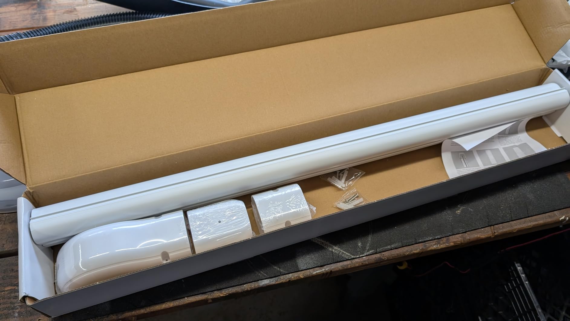 DuctlessAire - Mini Split Line Set Cover Kit - Paintable Mini Split Cover for Air Conditioner & Mini Split AC/Heating System (White, 3