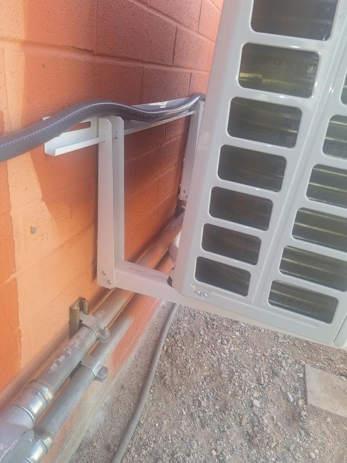 DuctlessAire Outdoor Wall Bracket - Mini Split Mounting Bracket - Ductless Air Conditioner Wall Mount (9000-36000 BTU) customer photo 1