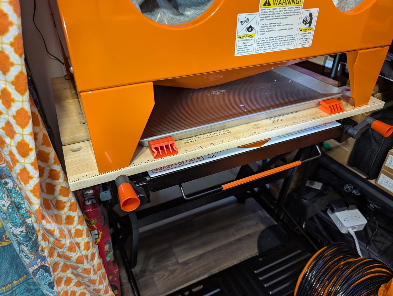 BLACK+DECKER Portable Workbench, Workmate Folding Workbench, 550 lb. Capacity with Clamps for Woodworking (WM425-A) customer photo 2
