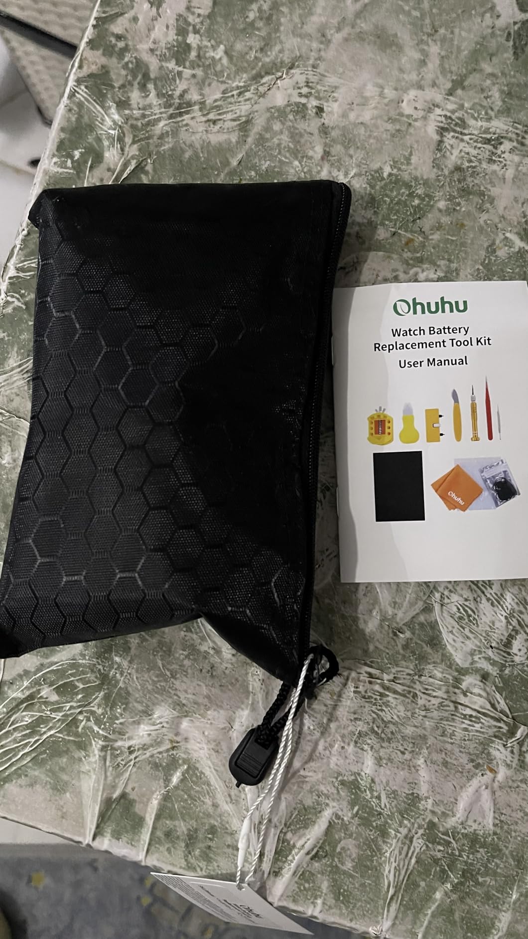 Watch Repair Kit, Ohuhu 192 PCS UPGRADED Heavy Duty Watch Link Removal Battery Replacement Band Tool Kit, Watch Back Remover Tool Professional Watch Repair Opener Tools with PU Leather Bag User Manual customer photo 1