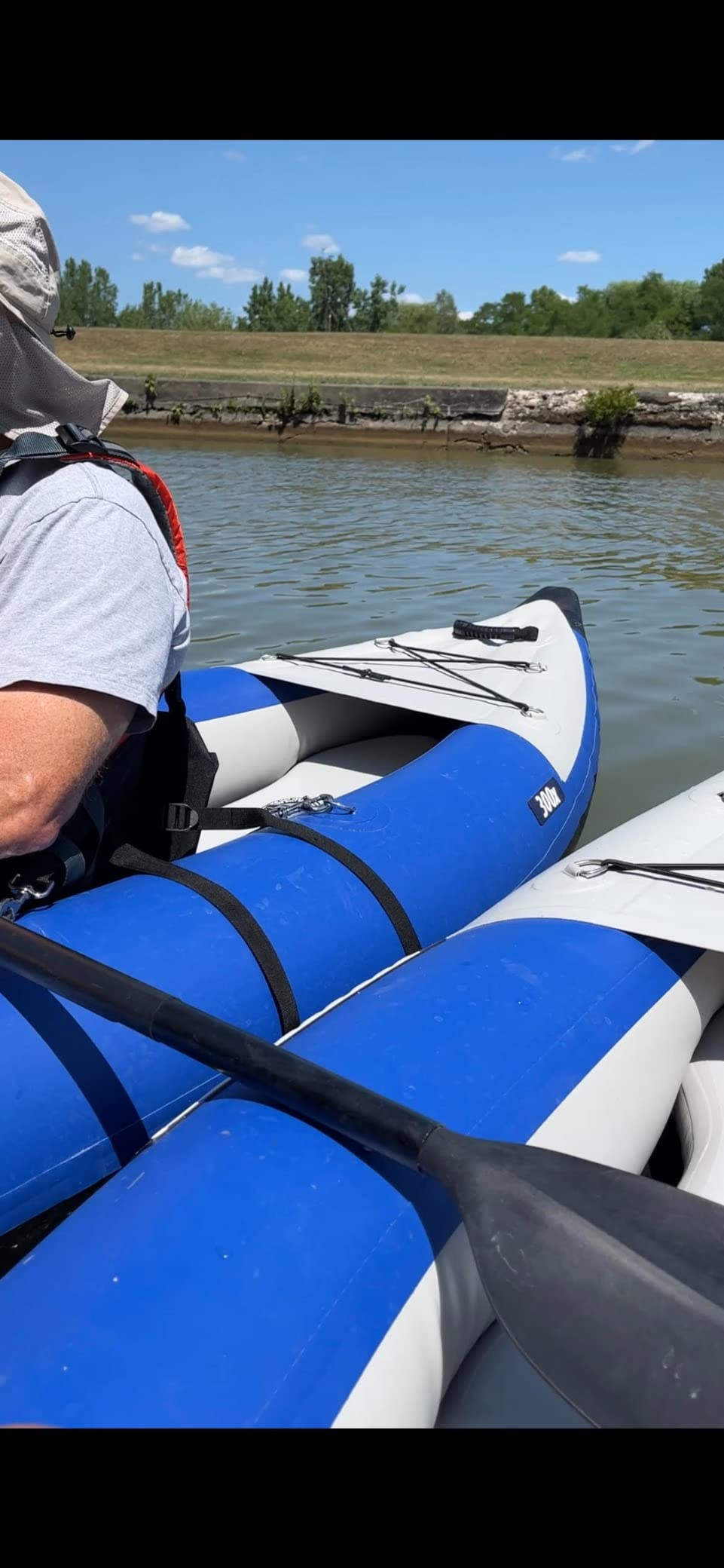 Sea Eagle 300X Explorer Touring, Camping, Fishing Whitewater Inflatable Kayak, Solo, Self-Bailing, Drop Stitch Floor customer photo 2