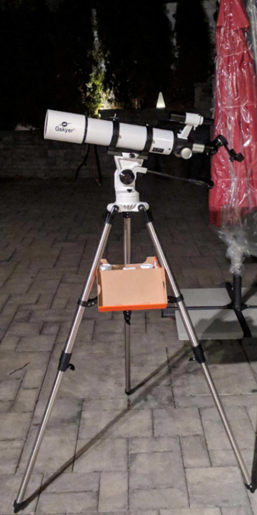 Gskyer Telescope 600x90mm AZ Astronomical Refractor Telescope for Adults Astronomy, German Technology Scope customer photo 2