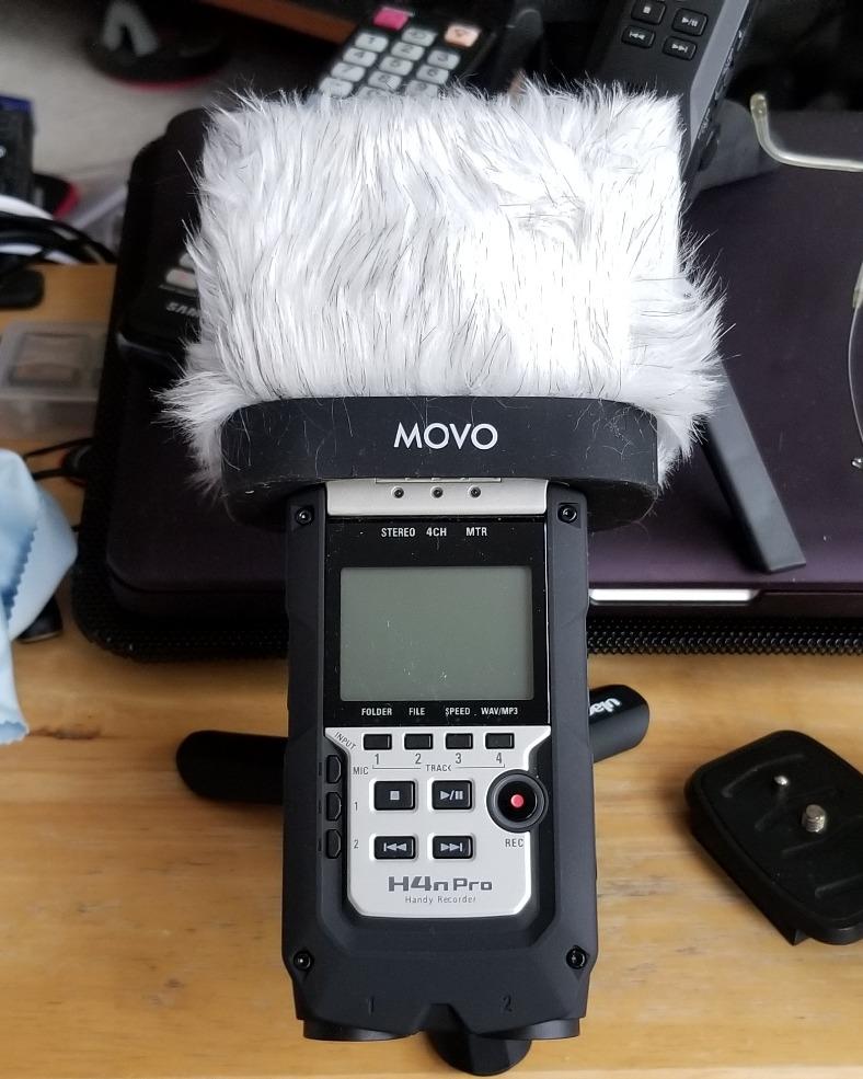 Movo WS-R30 Professional Furry Windscreen with Acoustic Foam Technology for Zoom H4n, H5, H6, Tascam DR-100 MKII and Sony PCM-D50 Portable Digital Recorders customer photo 1