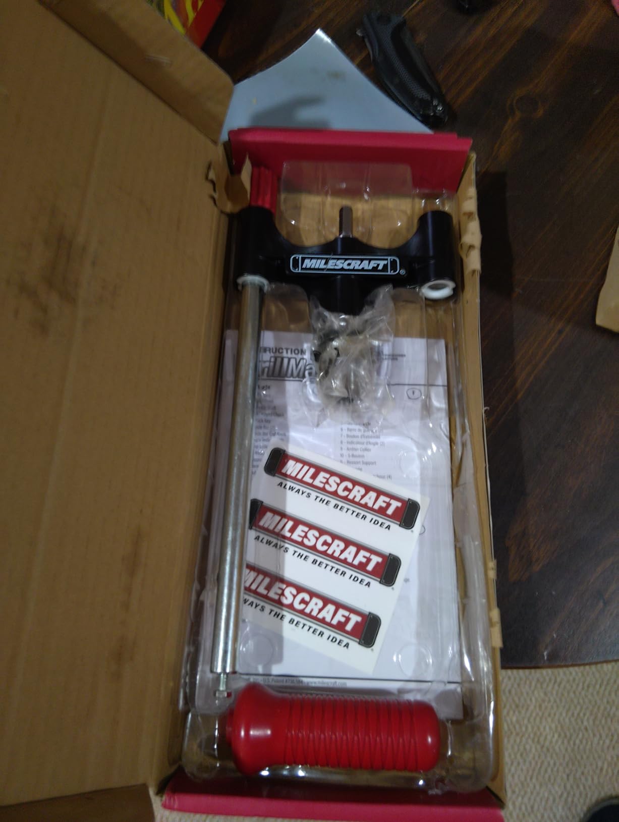 Milescraft 1318 DrillMate Portable Drilling Guide - Precision Drilling Jig Attachment for Drilling Angled or Straight Holes customer photo 2