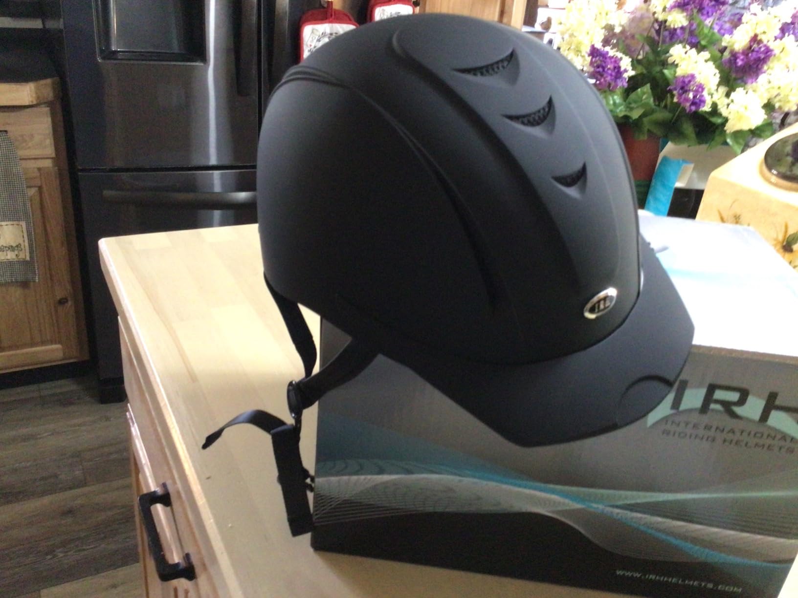 IRH Horseback Riding Safety Ergonomic Washable Rear Side Ventilation Equestrian Equi-Pro Helmet customer photo 1