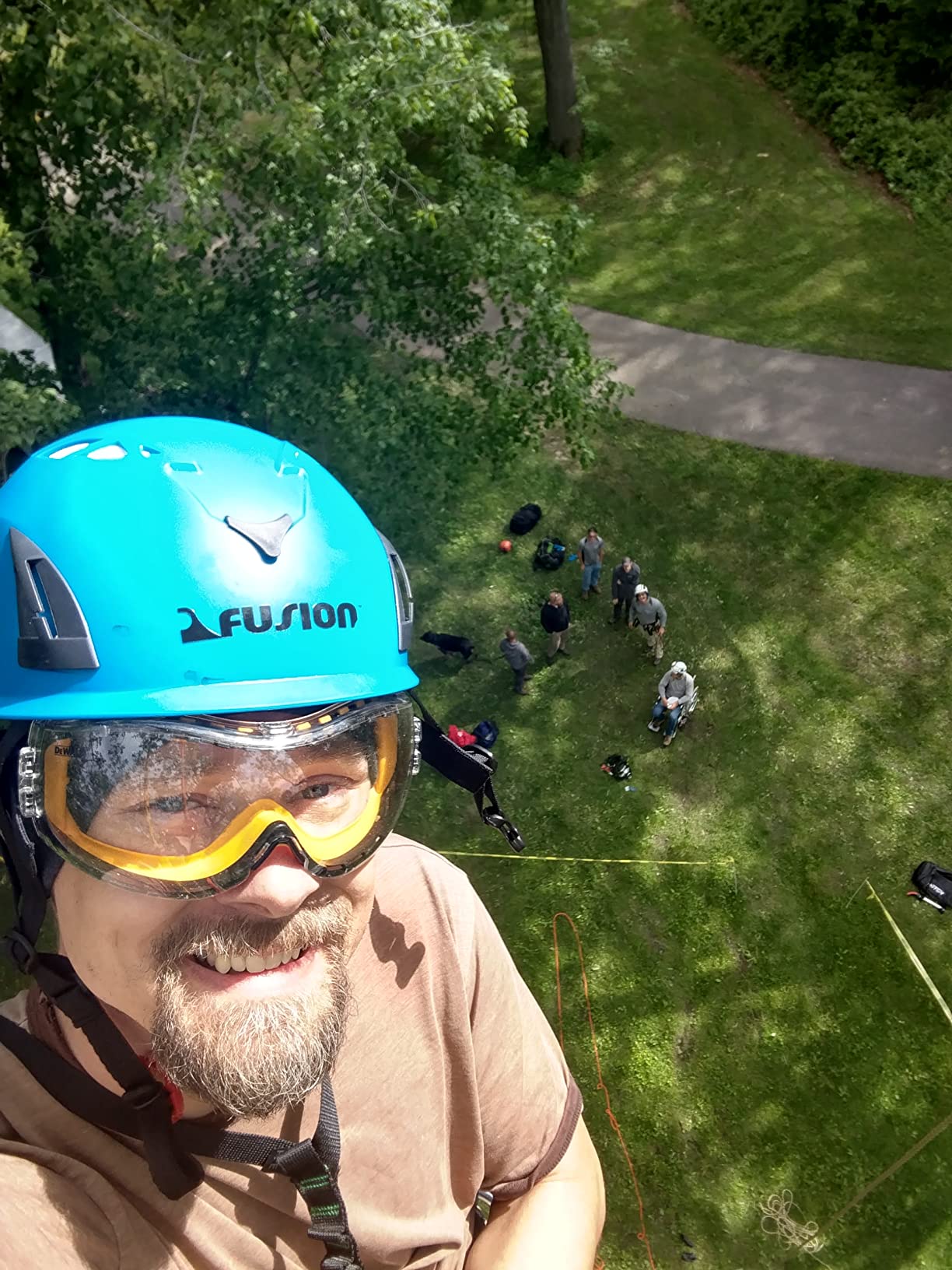 Fusion Climb Meka II Climbing and Zipline Safety Helmet, 6.25-Inch H x 10.3-Inch L x 8.25-Inch W customer photo 2
