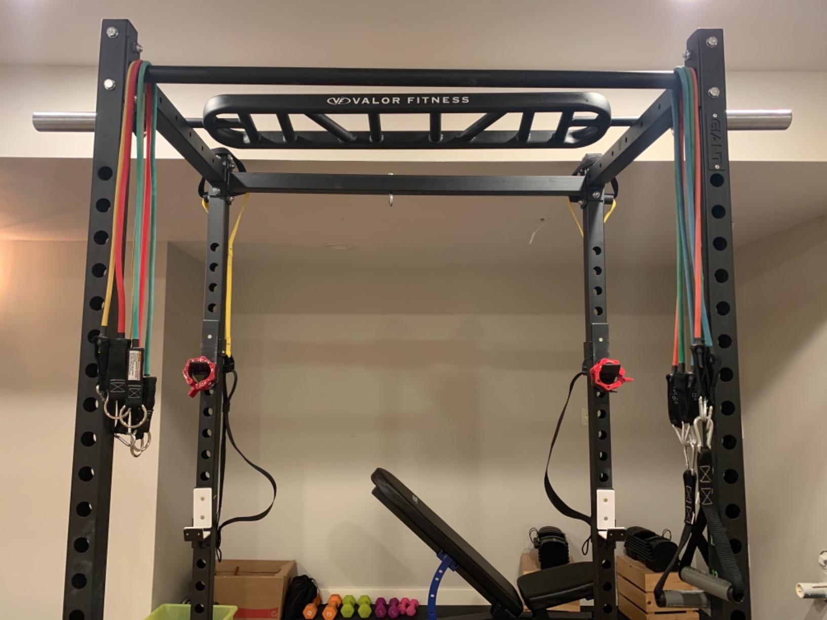 Valor Fitness Swiss Barbell, Tricep Bar for Olympic Weight Plates, Multi Grip Bar for Bench Press, Shoulder and Arm Training customer photo 1