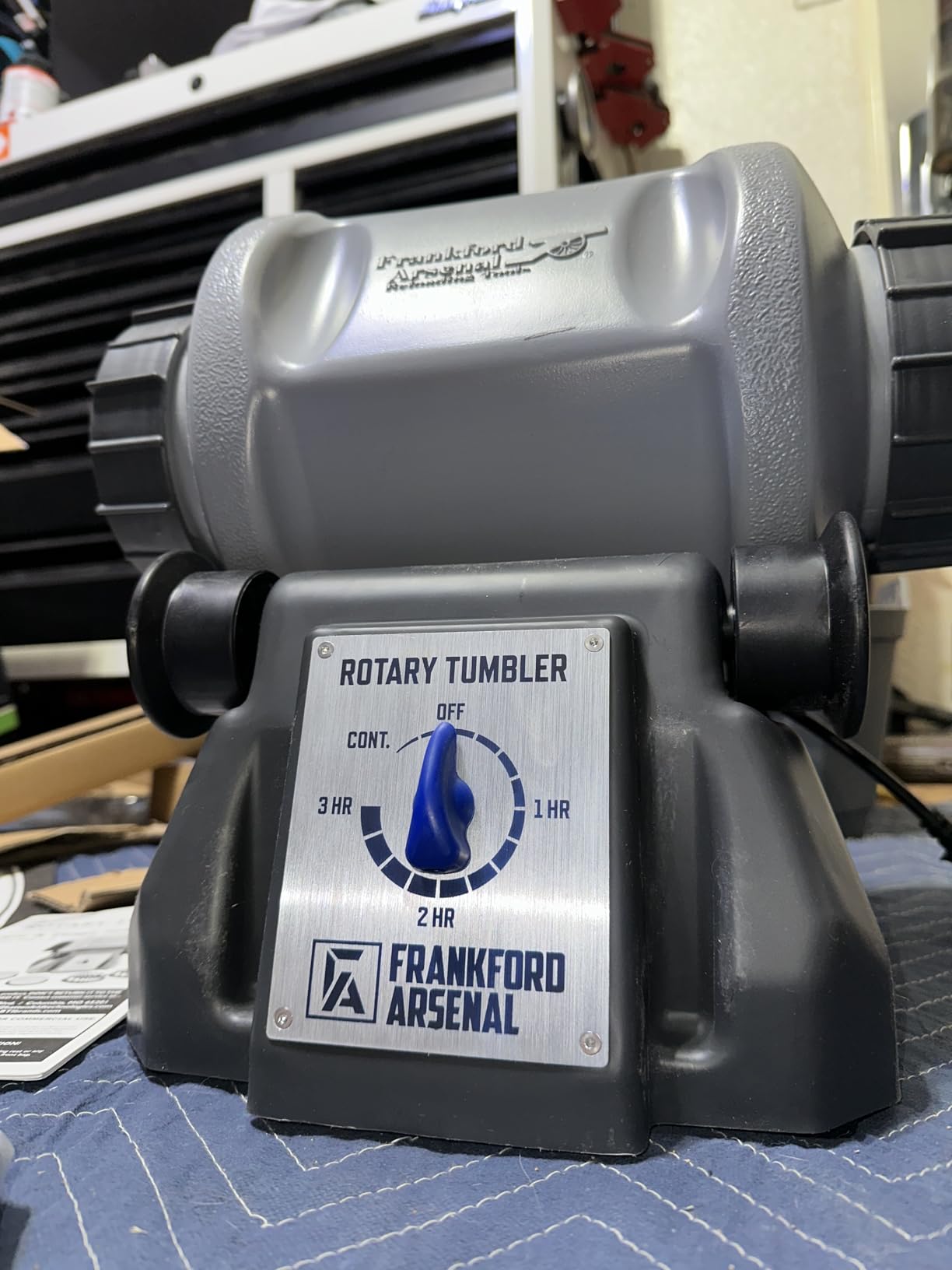 Frankford Arsenal Rotary Tumbler with Media Separator, Cleaning Essentials for Brass Cleaning and Reloading customer photo 1