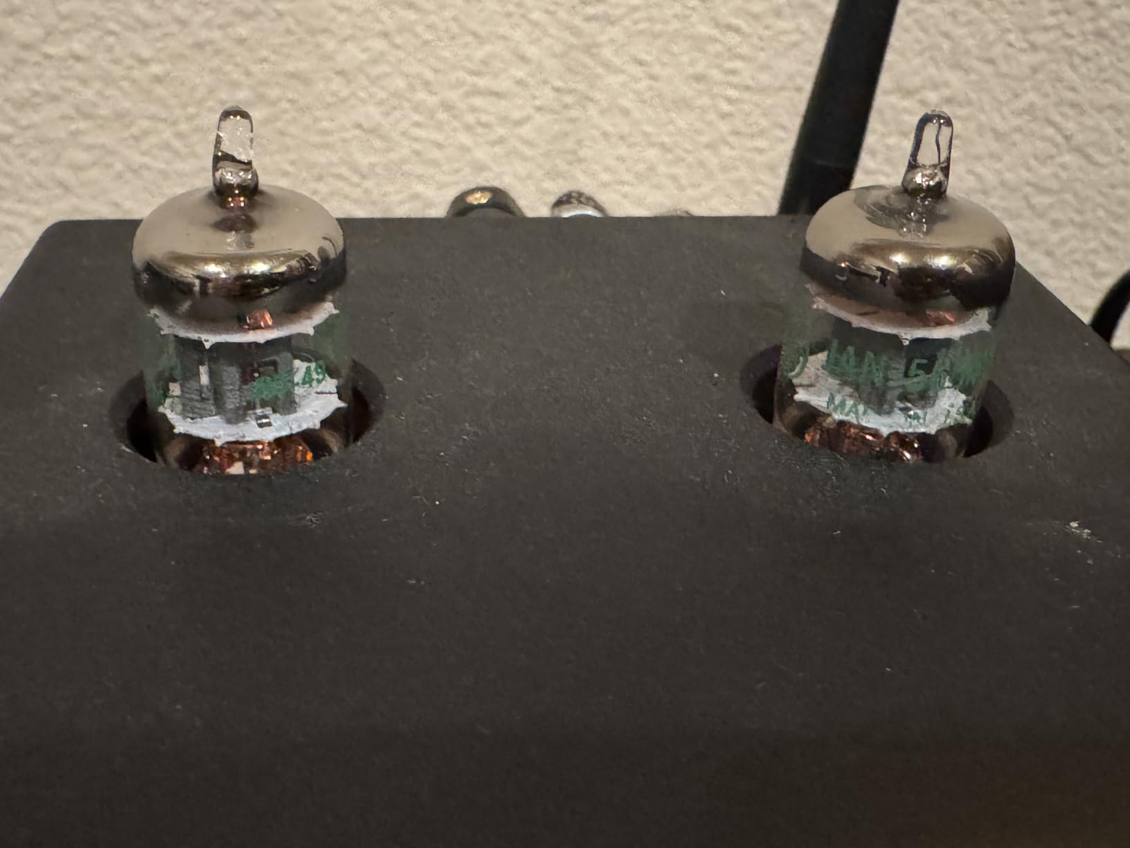 Tested/Matched Pair (2 Tubes) 7-Pin JAN 5654W Fully-Tested Vacuum Tubes - Upgrade for 6AK5 / 6J1 / 6J1P / EF95 - JAN 5654W Platinum Grade Pair customer photo 1