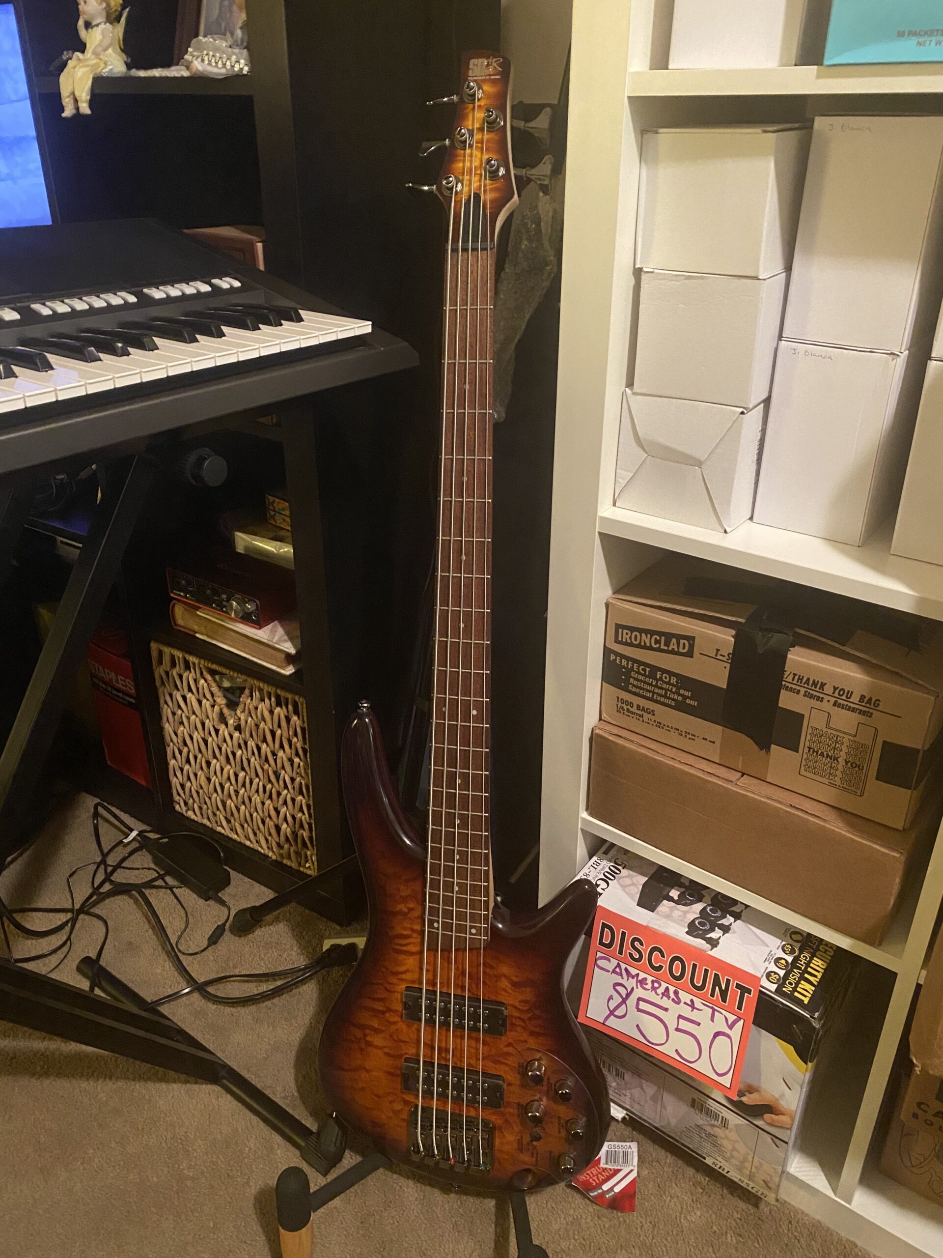 Ibanez SR405E SR Standard 5-String Bass - Dragon Eye Burst customer photo 1