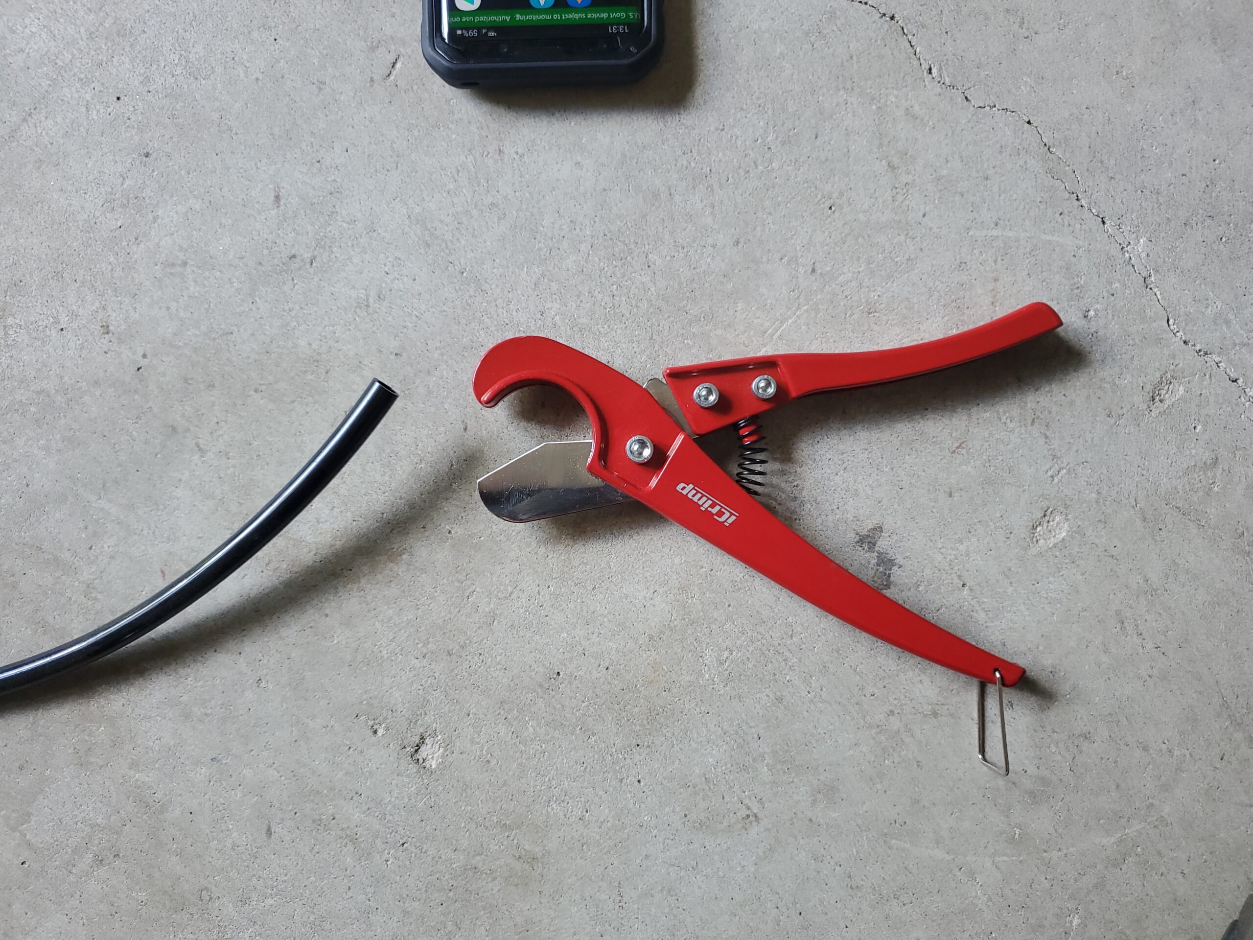 IWISS iCrimp PEX Pipe Cutters Tool for Cutting 1/8