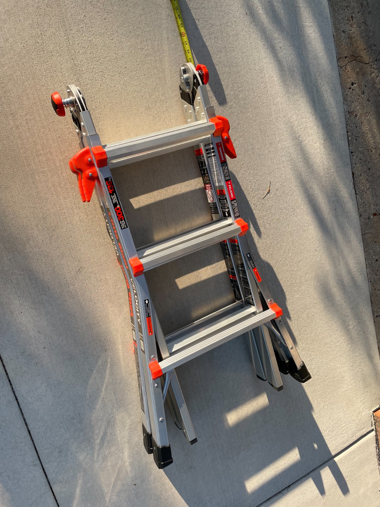 Little Giant Ladders, Velocity with Wheels, M26, 26 Ft, Multi-Position Ladder, Aluminum, Type 1A, 300 lbs Weight Rating, (15426-001) customer photo 2