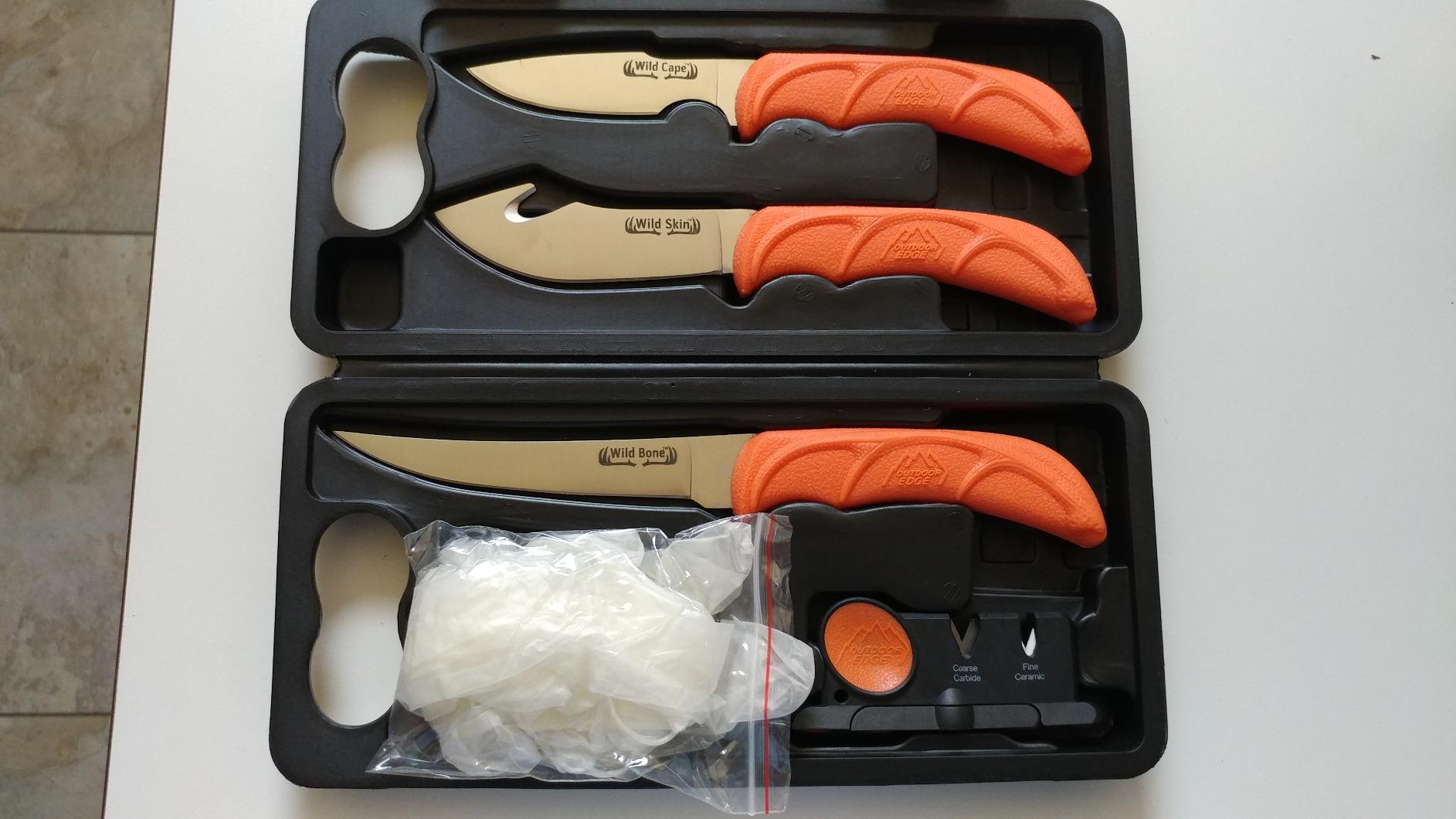 OUTDOOR EDGE WildLite - 6-Piece Field to Freezer Hunting & Game Processing Knife Set with Gut Hook Blade, Caping Knife customer photo 2
