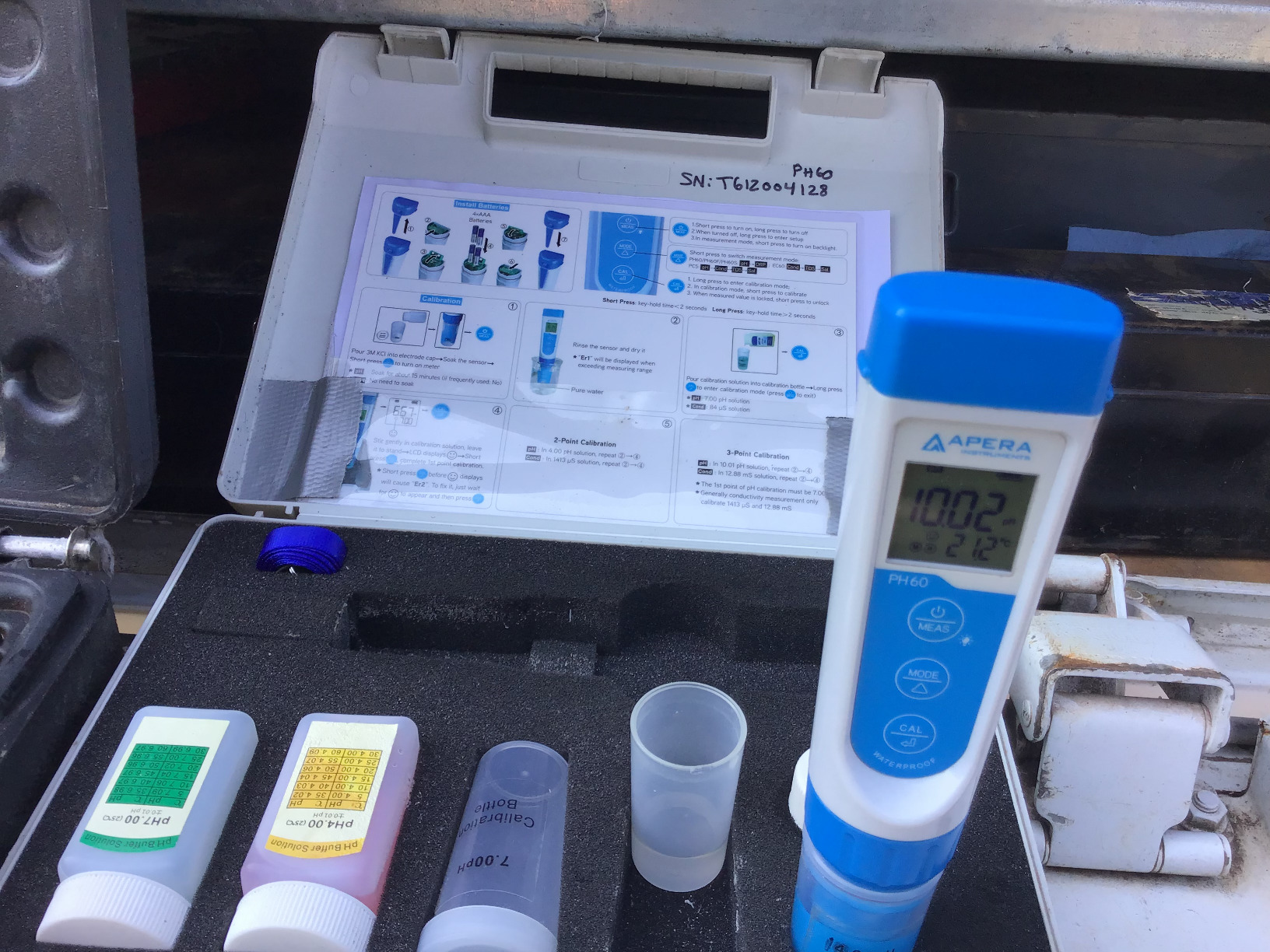 Apera Instruments AI311 Premium Series PH60 Waterproof pH Pocket Tester Kit, Replaceable Probe, +/-0.01 pH Accuracy customer photo 1
