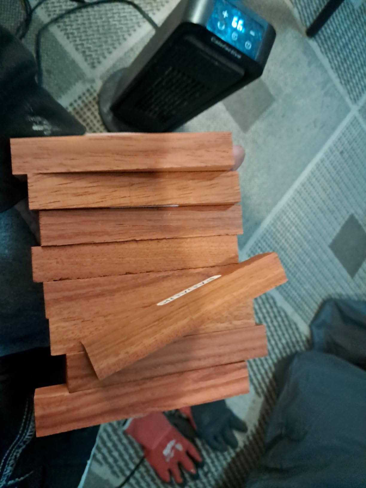 Exotic Wood Pen Blanks 9-Pack (Padauk) customer photo 2