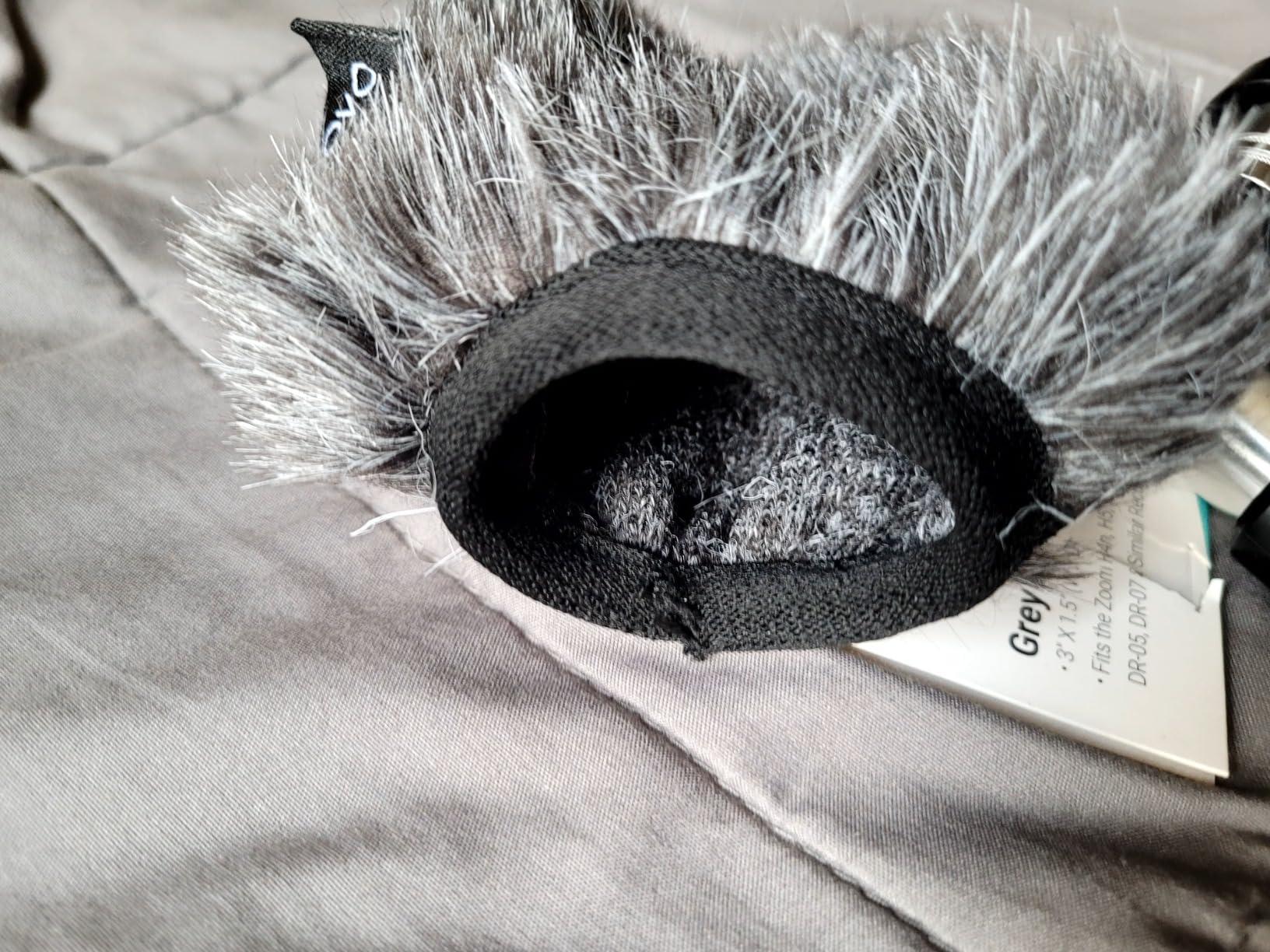 Movo WS-G9 Furry Outdoor Microphone Windscreen Muff for Portable Digital Recorders up to 3