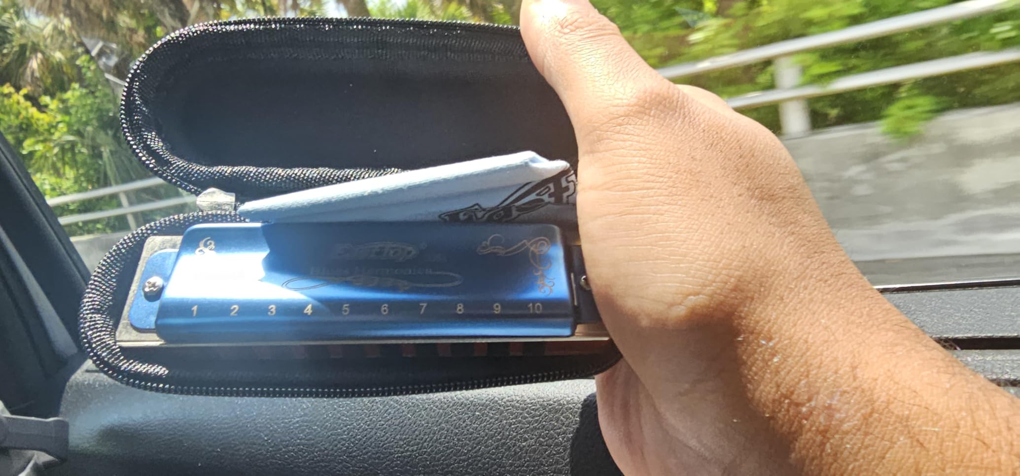 East top Harmonica Key of C, 10 Holes 008K Diatonic Mouth Organ with Blue Case, Standard Harmonica For Adults, Professionals, Beginners and Students customer photo 2